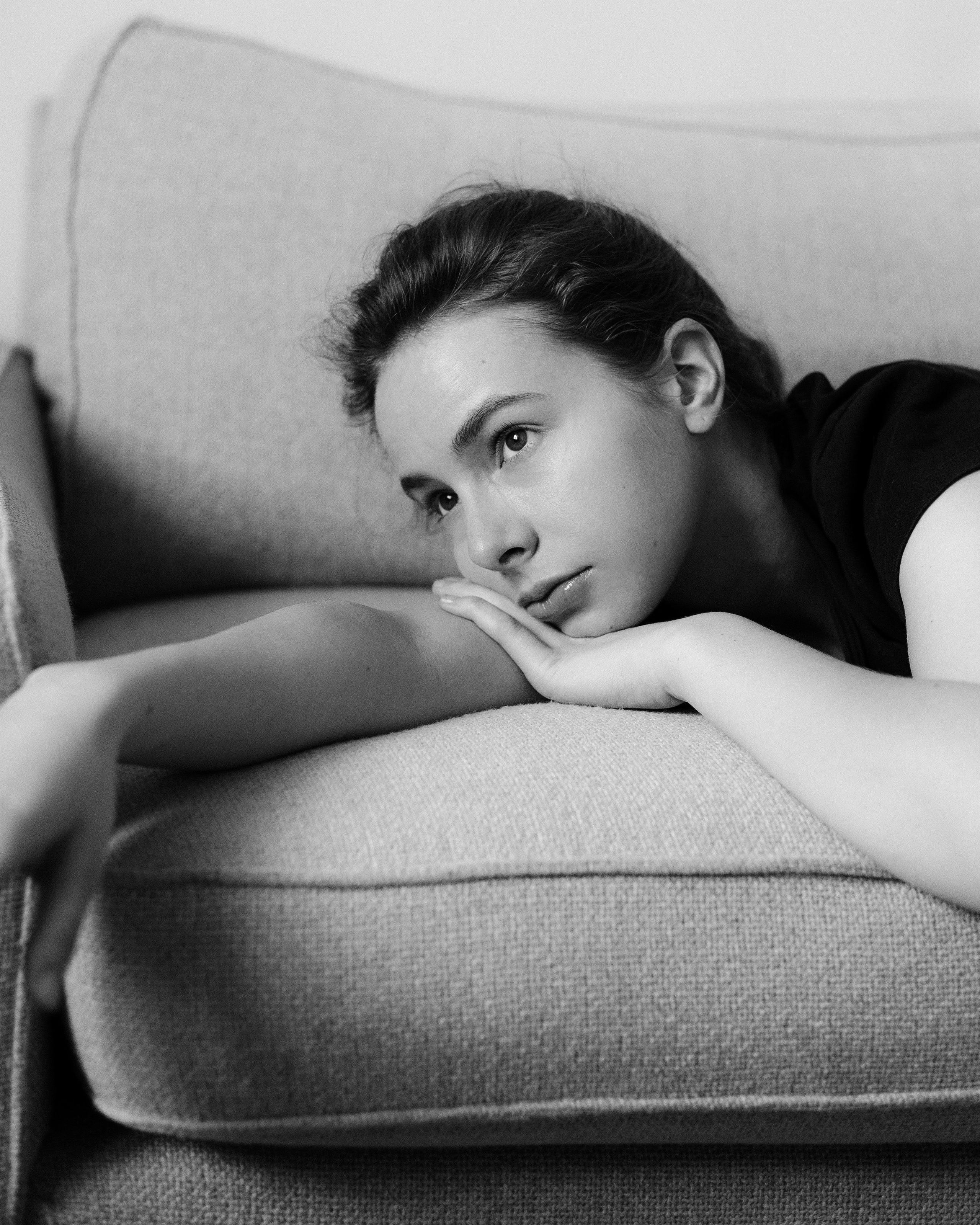 Александра. Съёмка в студии. Женский и лавстори фотограф в Москве Елена Аксютко