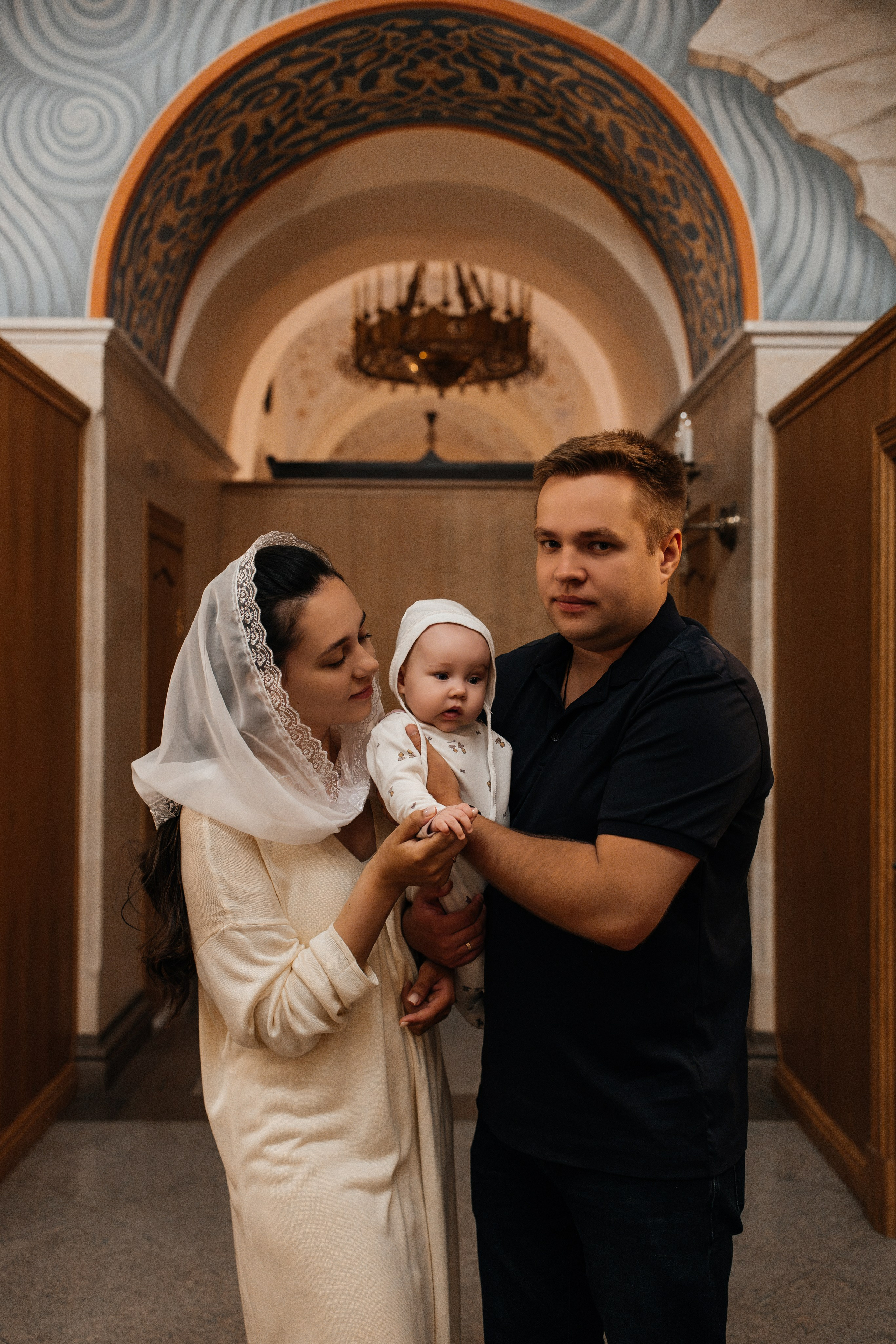 Крещение Анны. Семейный фотограф в Москве Алина Киблина