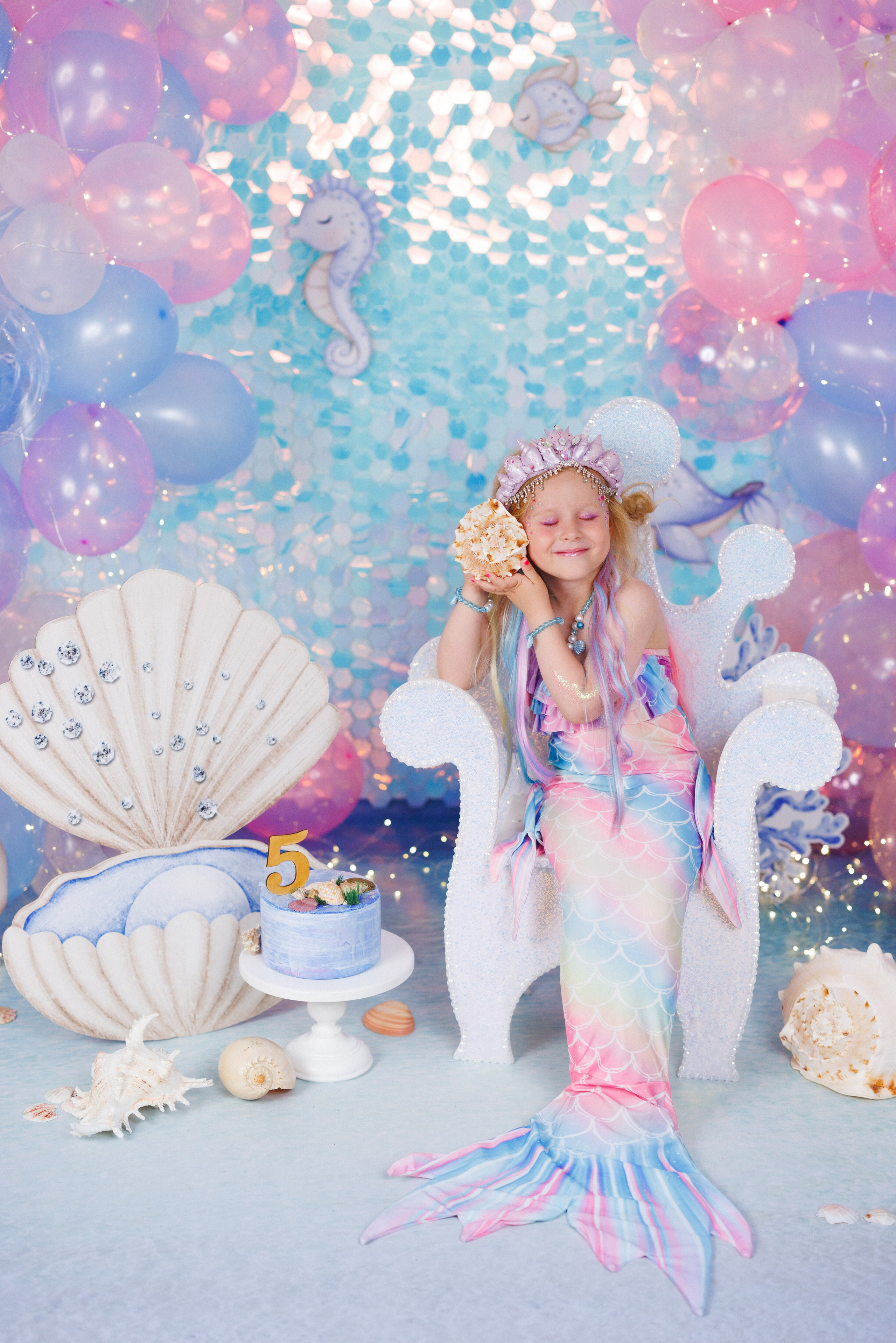 Детская фотосессия в образе «РУСАЛОЧКА», город Краснодар. Семейный и детский фотограф в Краснодаре Анна Трашкова