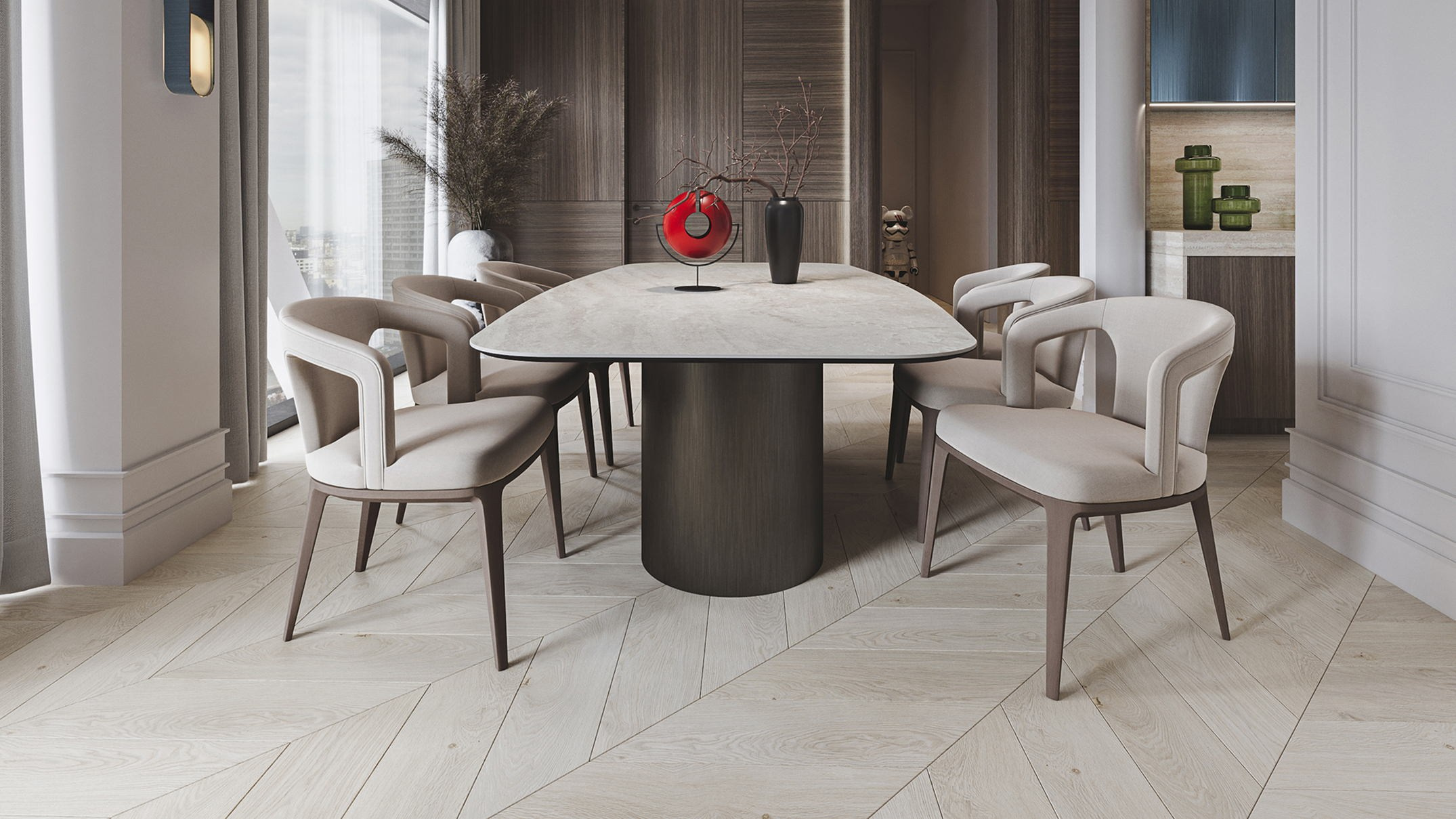 Cosmos Selection Arbat Apartments дизайн апартаментов. RED ROBOT DESIGN