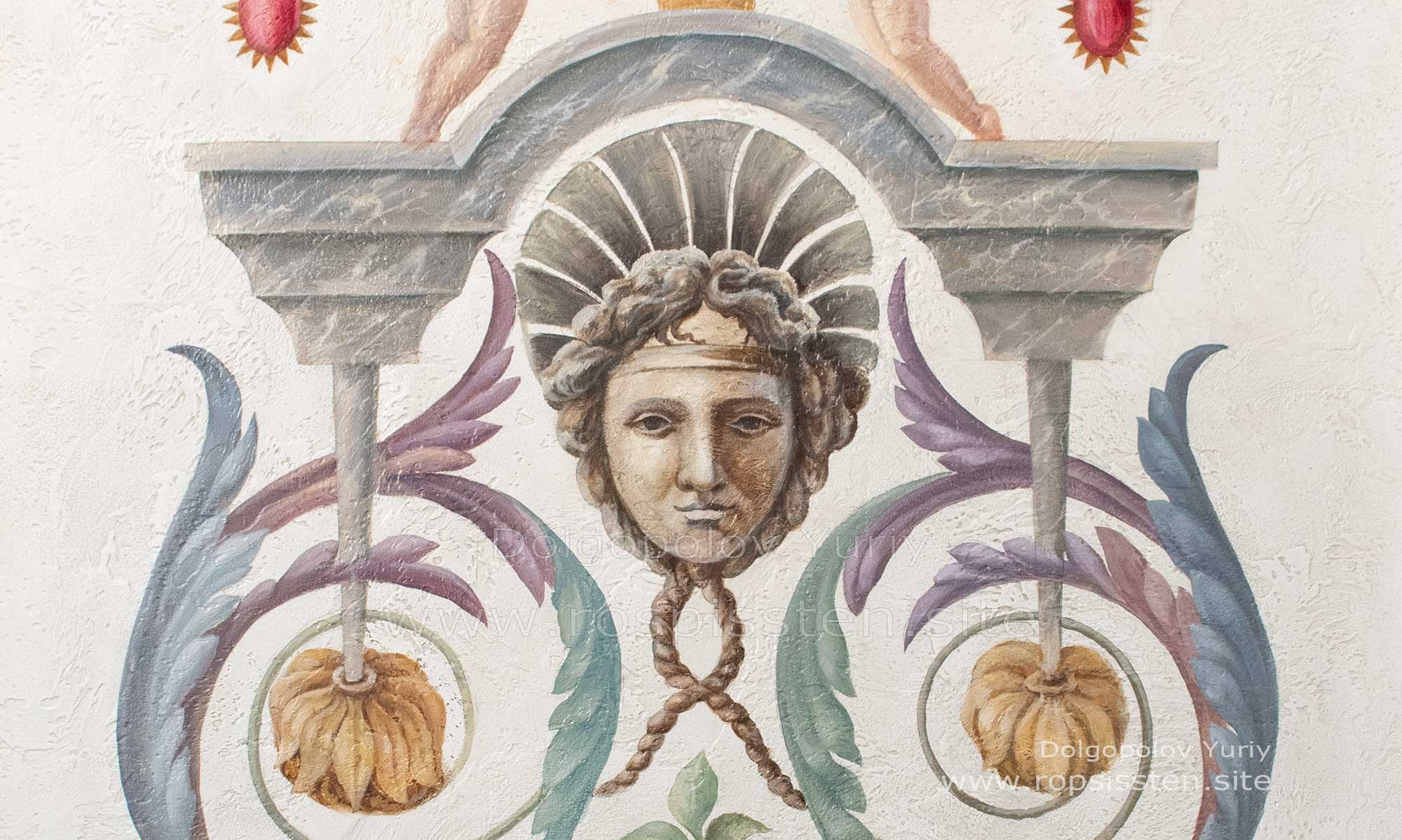 Роспись стен замок