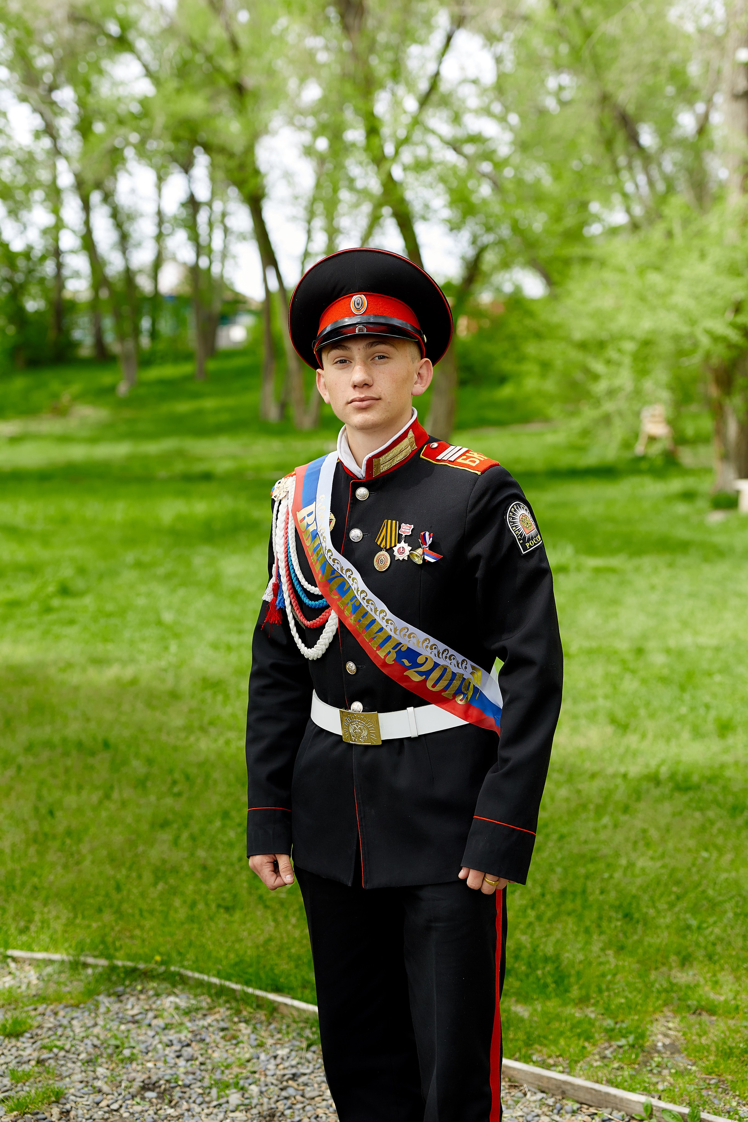 Кадеты последний звонок. Фотограф Вячеслав Фарунин