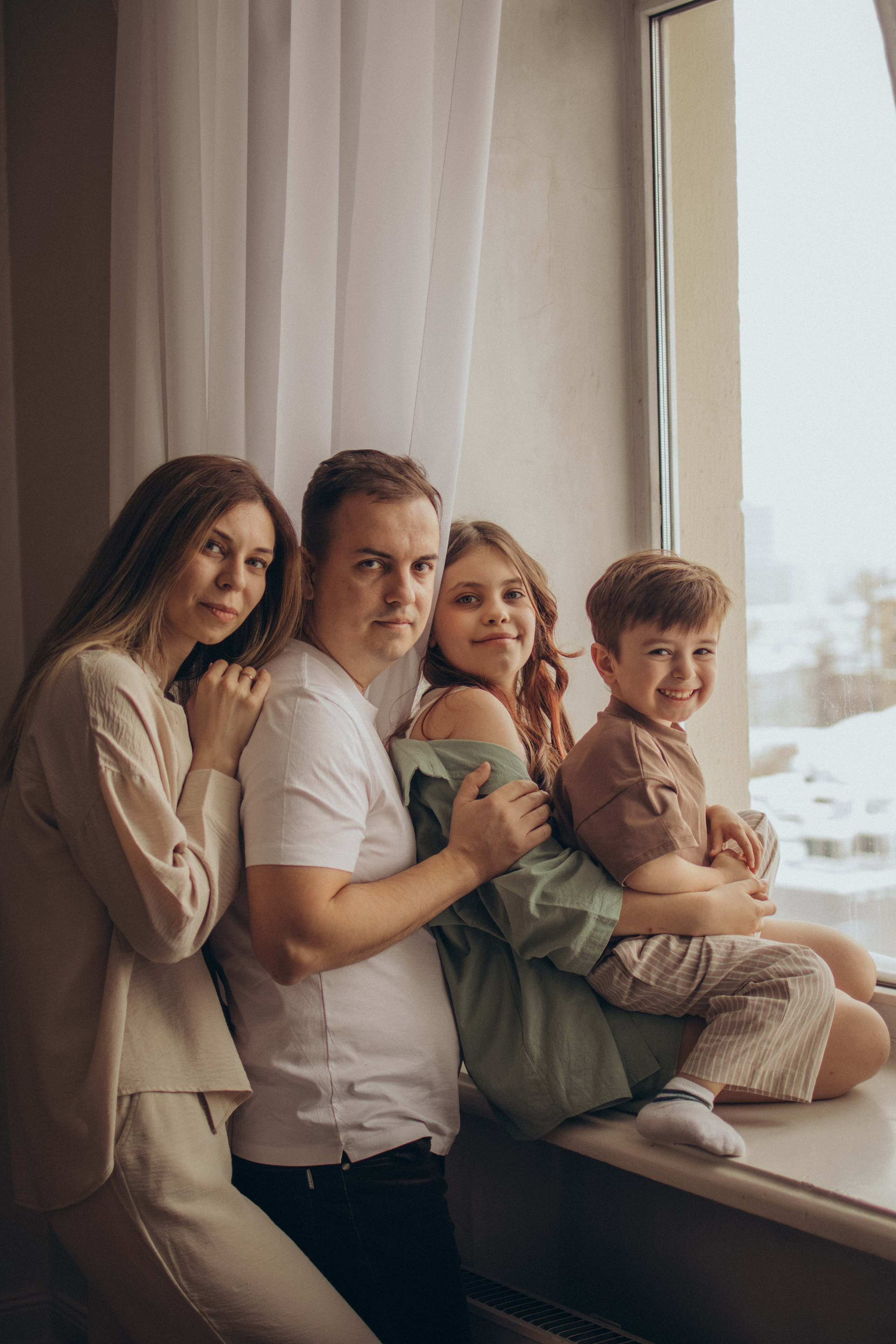 Сергей, Лидия, София и Андрей. Семейный фотограф Москва