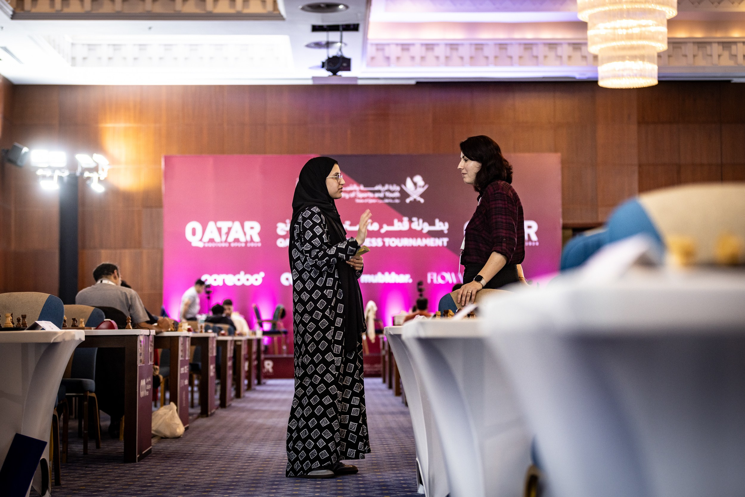 2024.12.04 Qatar Masters Open 2024 — Round2. Фотограф Анна Штурман (репортажная съёмка любых событий и мероприятий) Anna Shtourman photographer