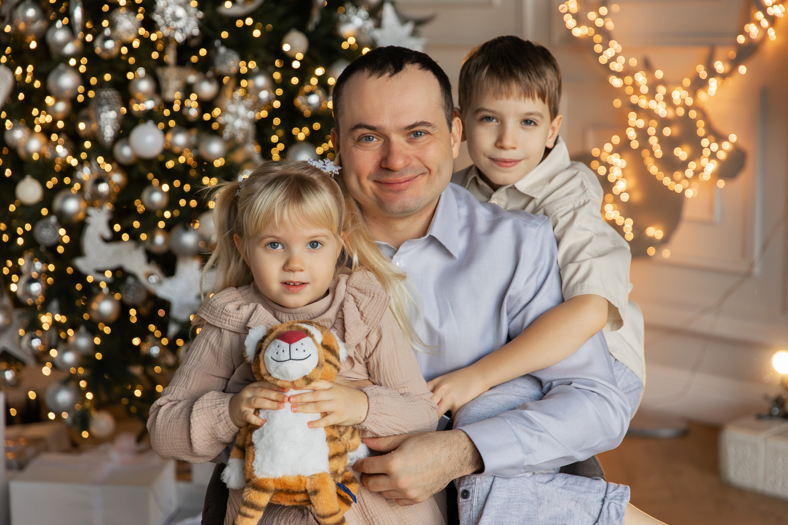 Семейная новогодняя Фотосессия. Семейный и женский фотограф в Москве Надежда Воробьева