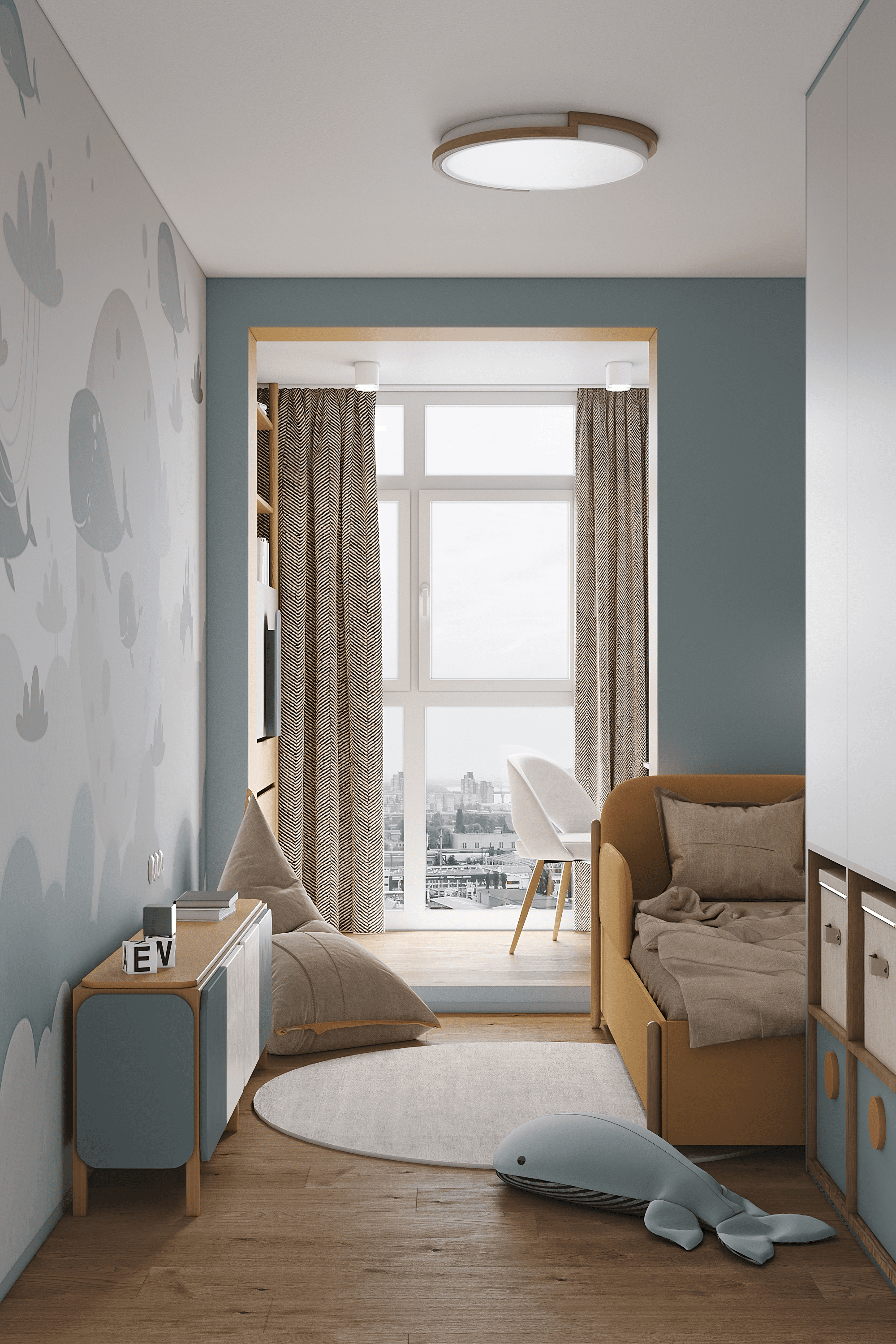 Голубое небо. MIRRO STUDIO Дизайн интерьера и реализация под ключ Варшава