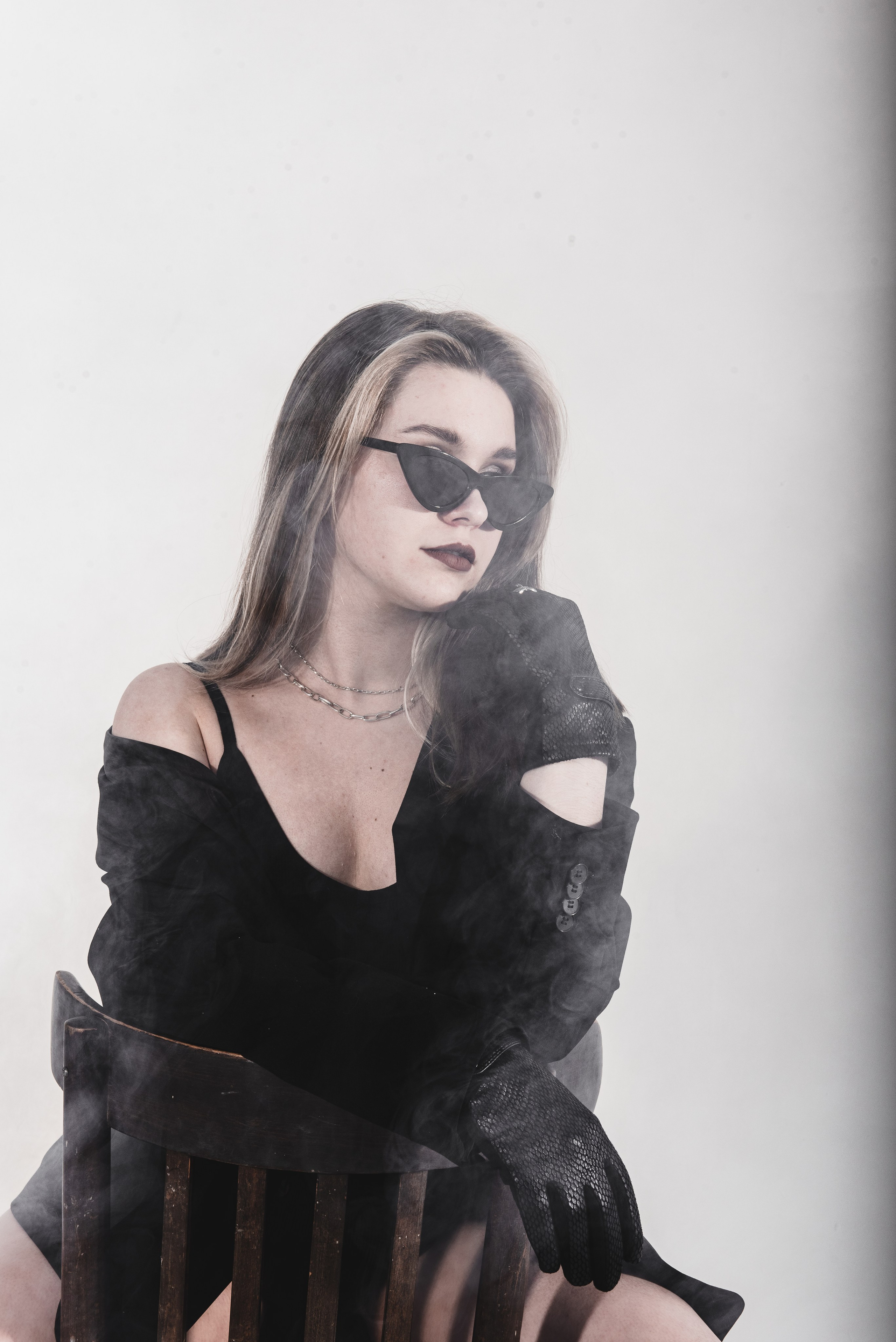 Фотосессия в студии на циклораме