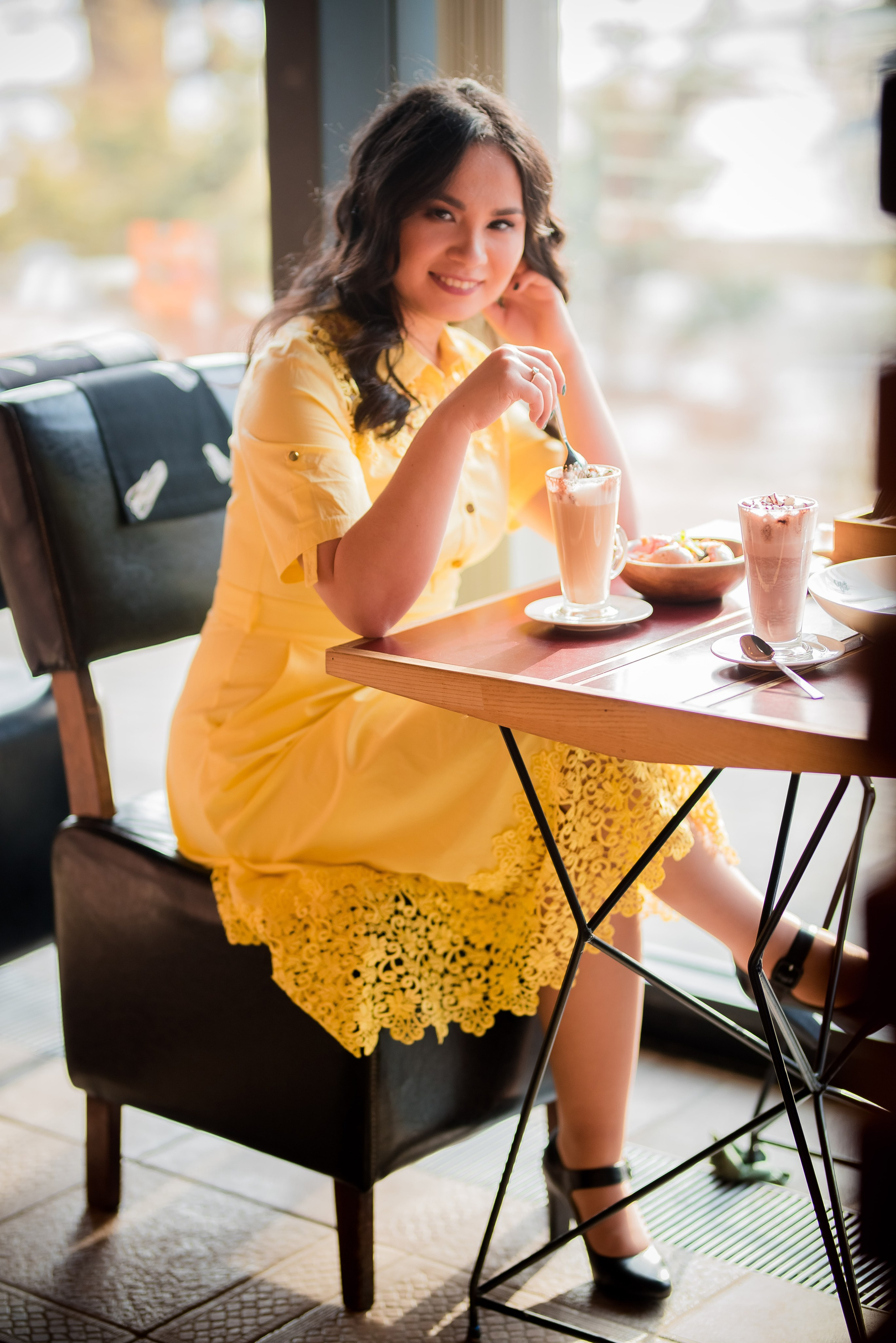 Зима+кафе. Свадебный и семейный фотограф Яна Стражева. Волгоград, Москва