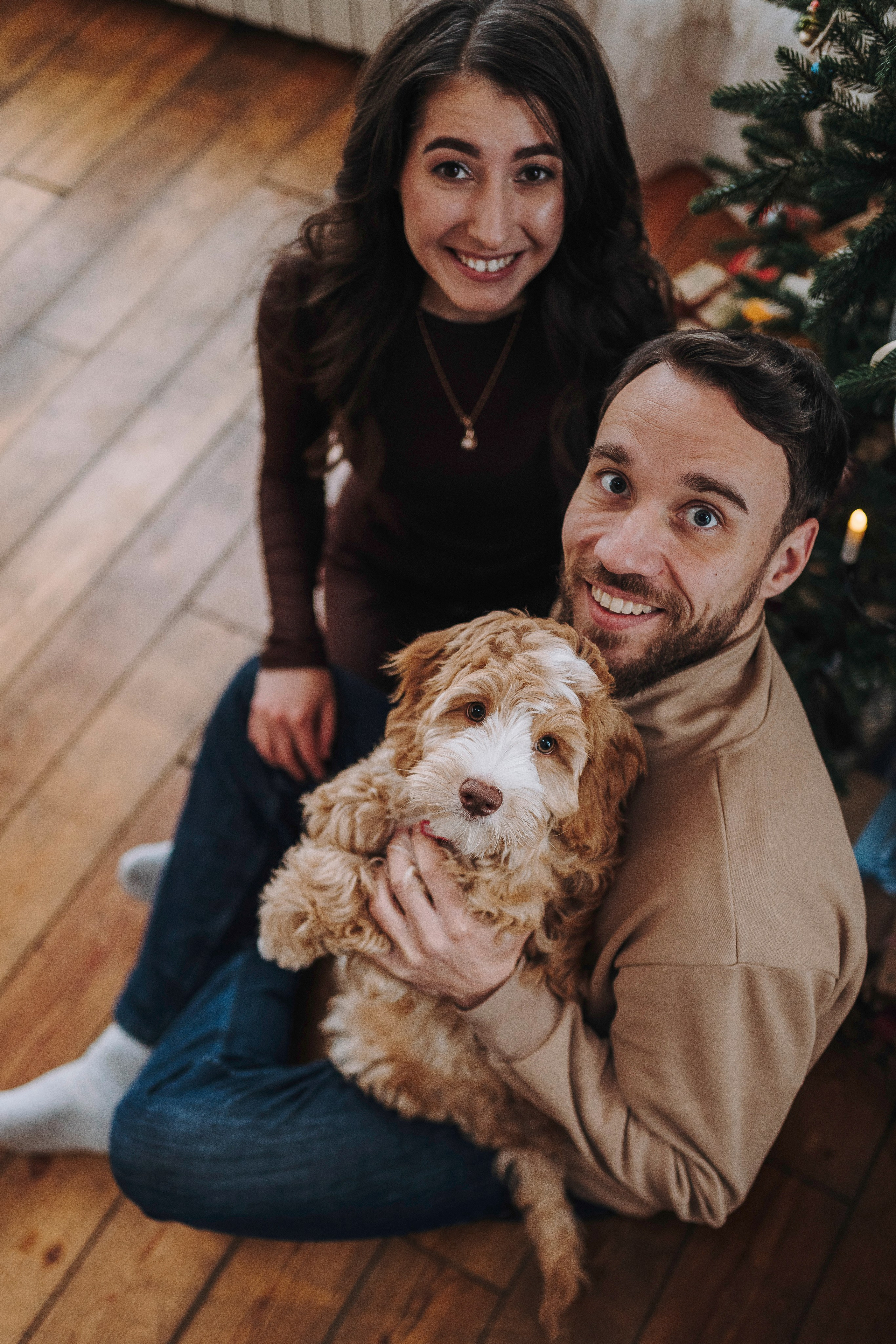 Мёрфи, Таня и Антон. Фотограф анималист в Спб недорого Олеся Майорова