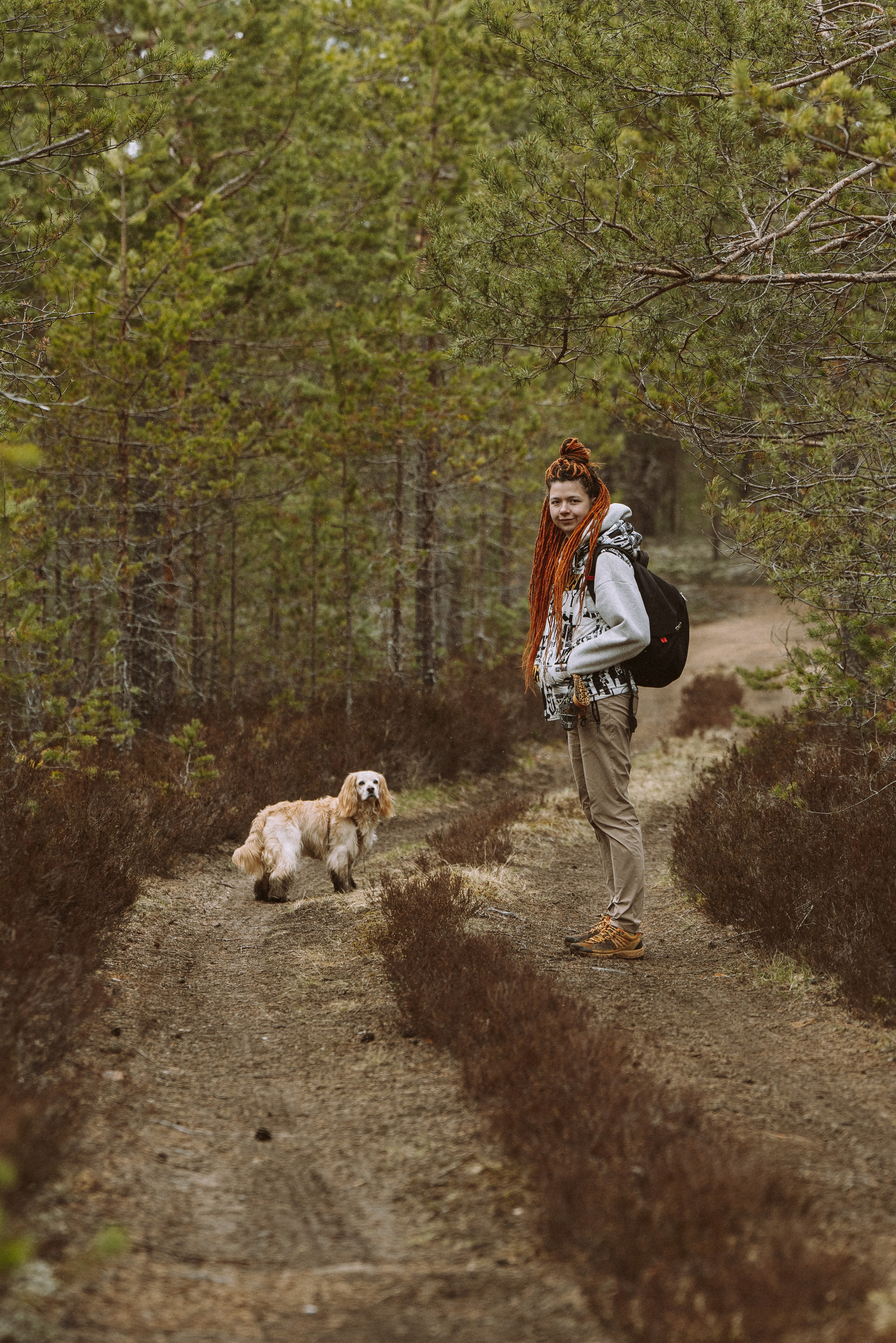 Дог трекинг к финскому хутору. Фотограф анималист в Спб недорого Олеся Майорова