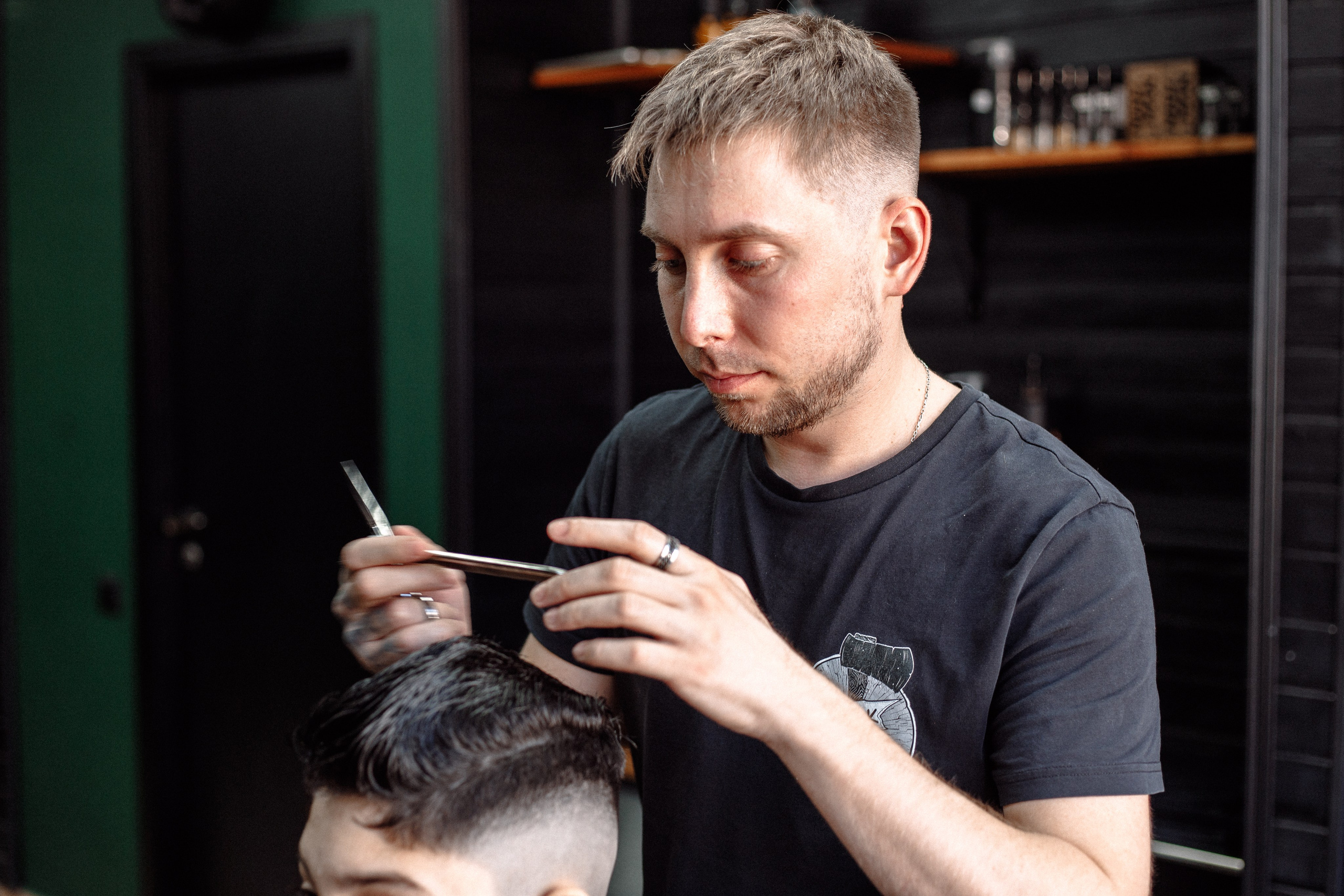 Съёмка барбершопа в Нижнем Новгороде.