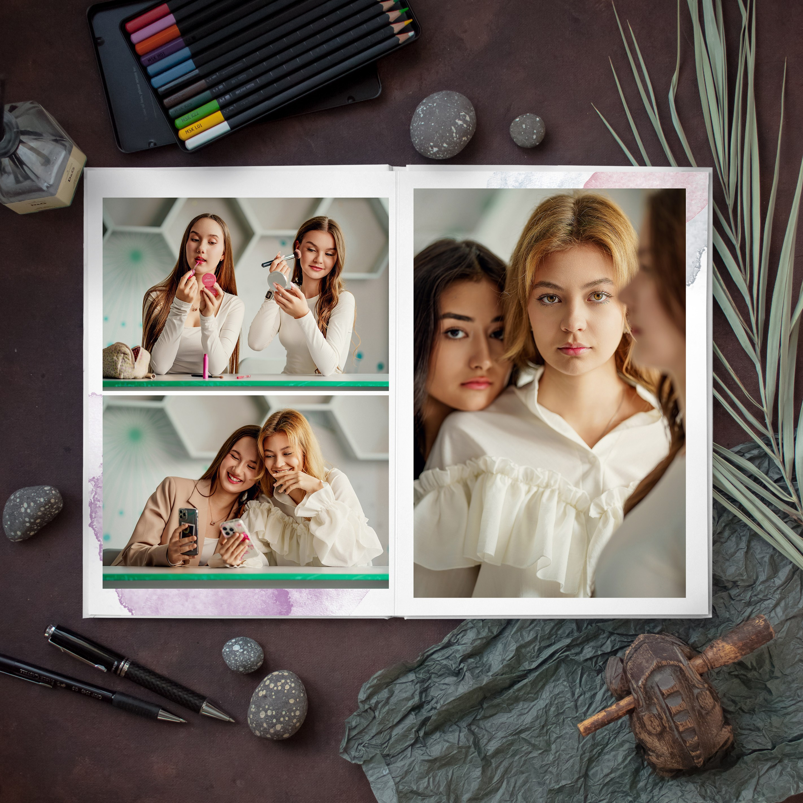 Эксклюзив. Современные выпускные альбомы. Мы делаем не просто альбомы, а стильные фотокниги