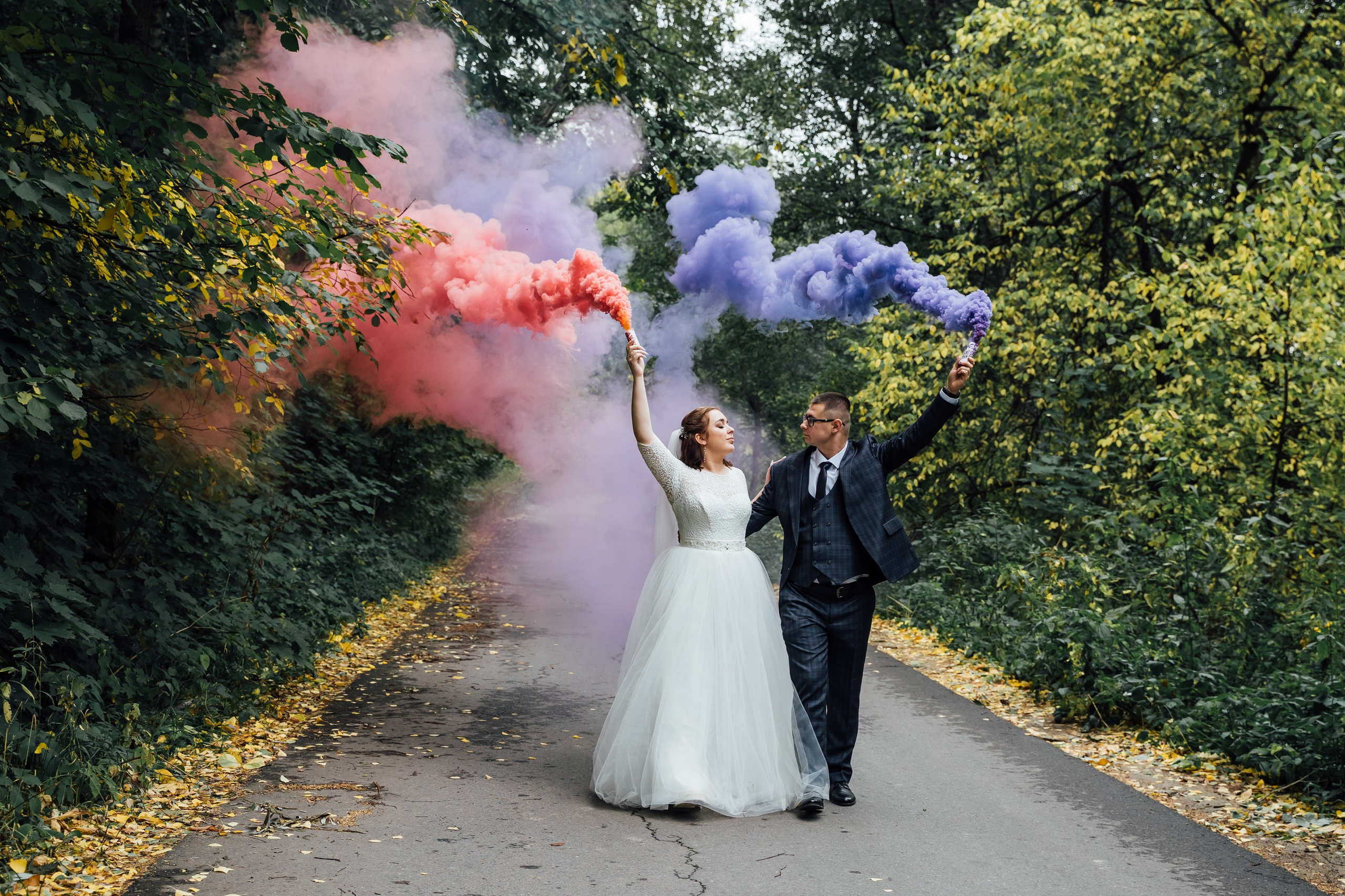 Николай и Ирина свадебная прогулка. Свадебный фотограф в Коломне, Воскресенске, Егорьевске Владимир Петров