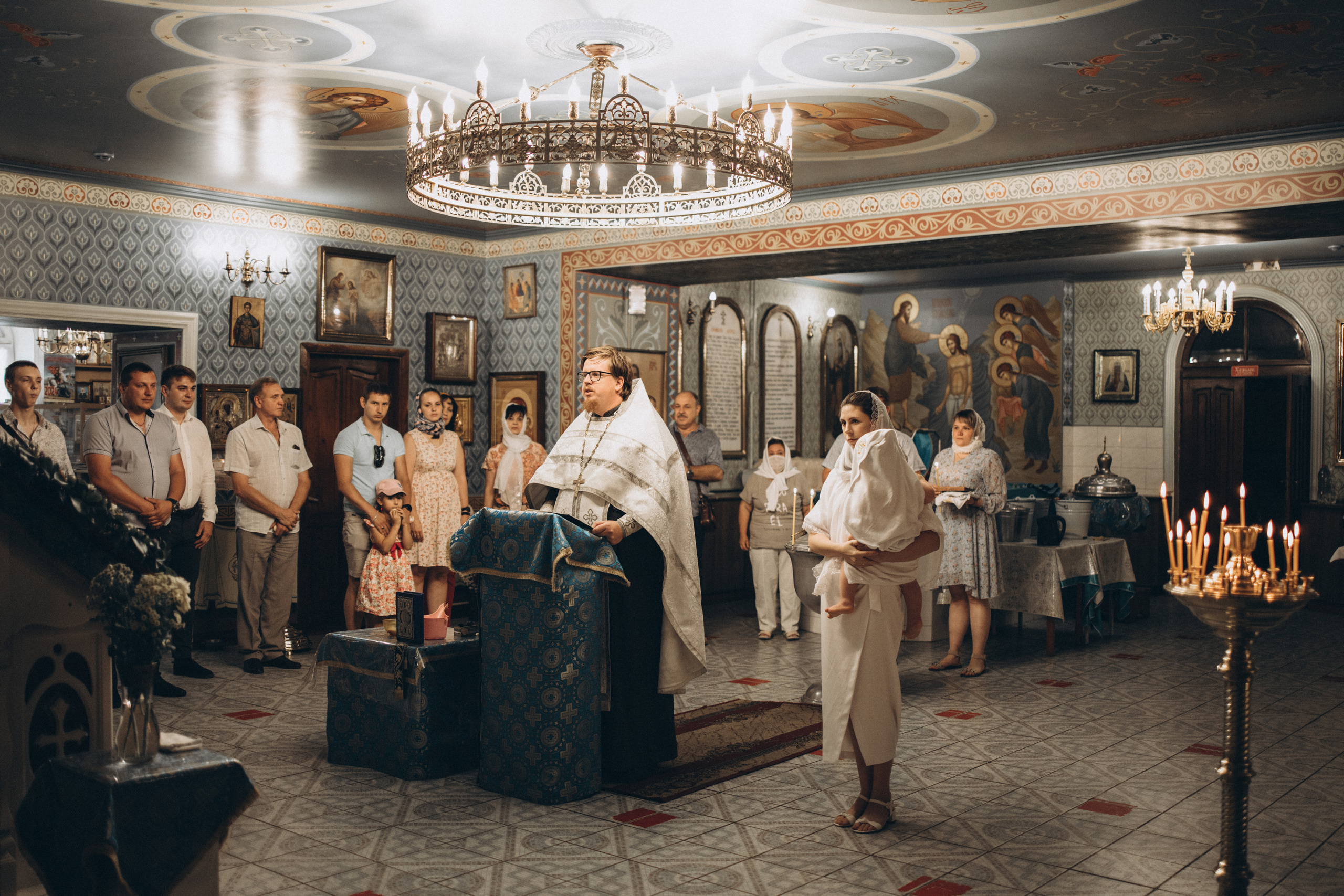 Крещение Александра. Семейный фотограф Ставрополь Варвара Воробьева