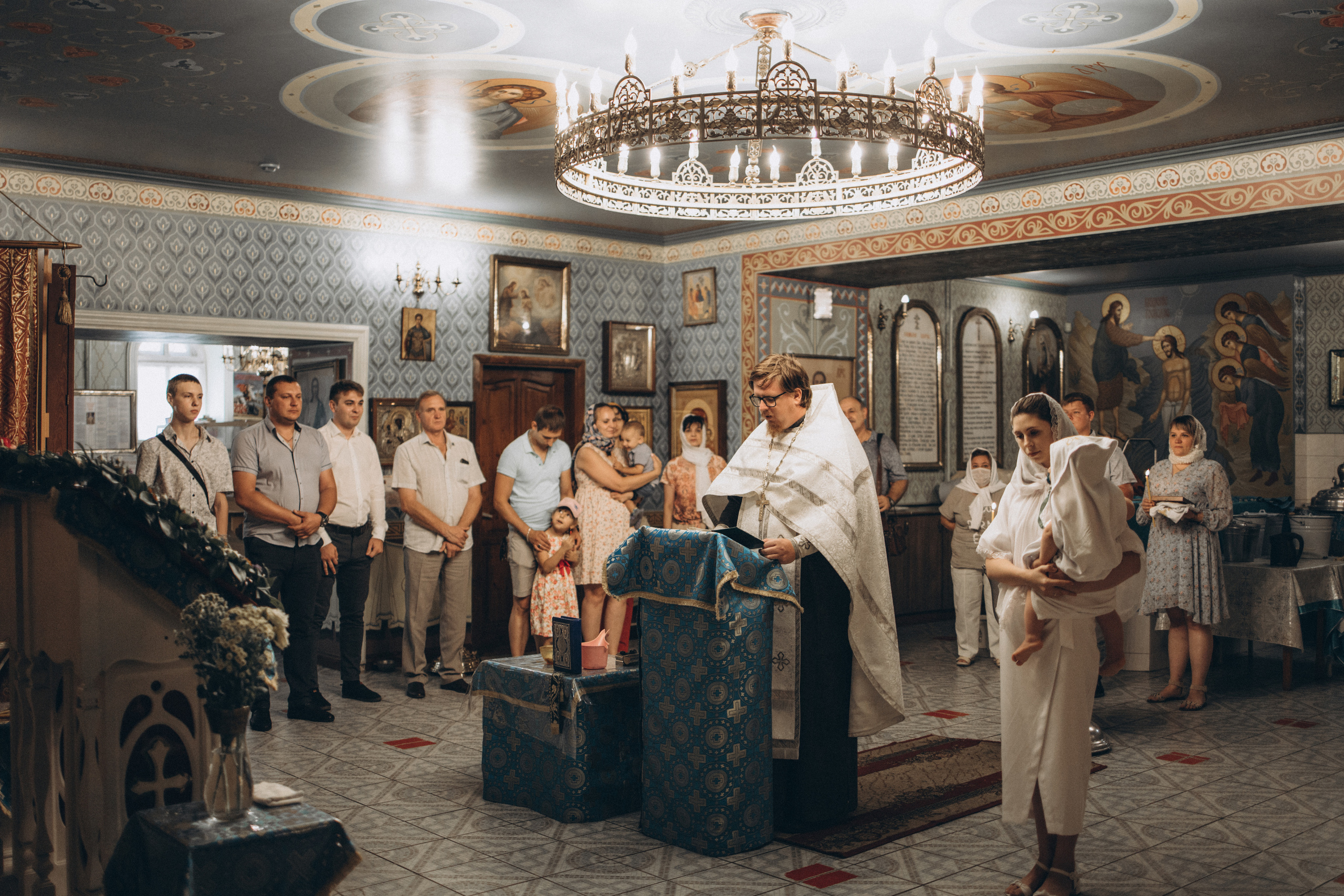 Крещение Александра. Семейный фотограф Ставрополь Варвара Воробьева