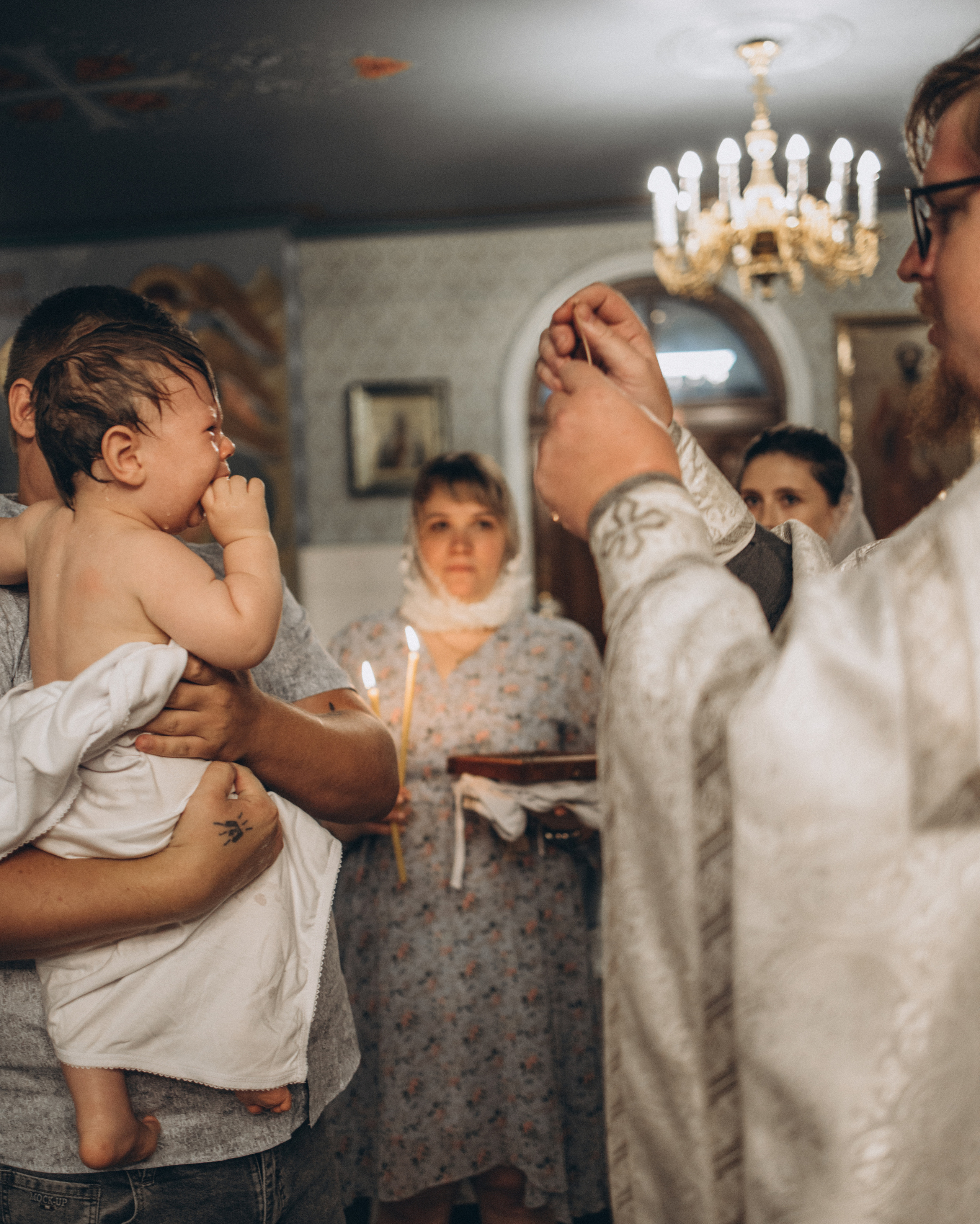 Крещение Александра. Семейный фотограф Ставрополь Варвара Воробьева