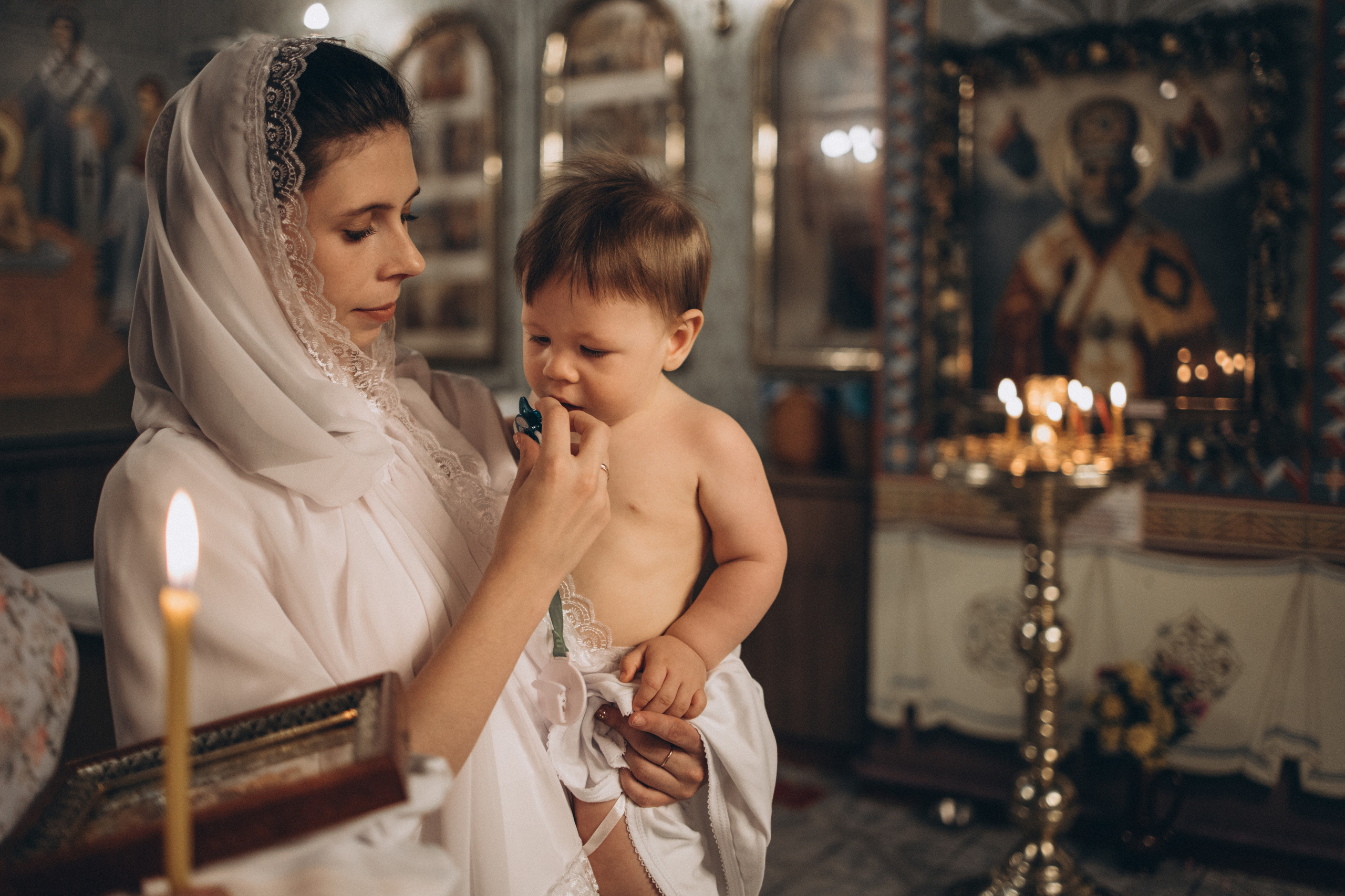Крещение Александра. Семейный фотограф Ставрополь Варвара Воробьева