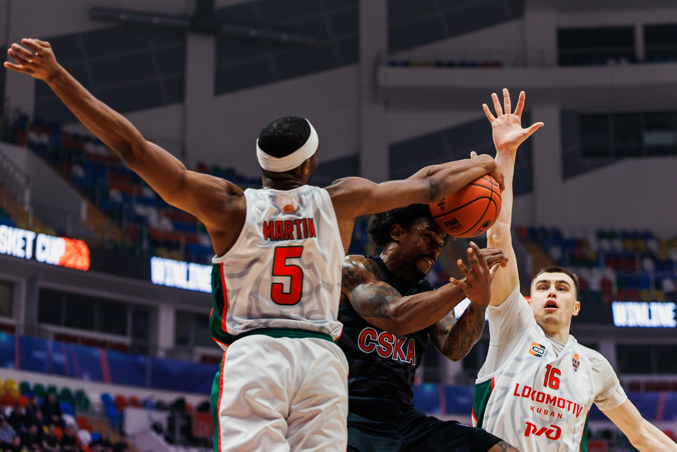 Winline Basket Cup CSKA — Lokomotiv-Luban. Photographer Danil Aykin