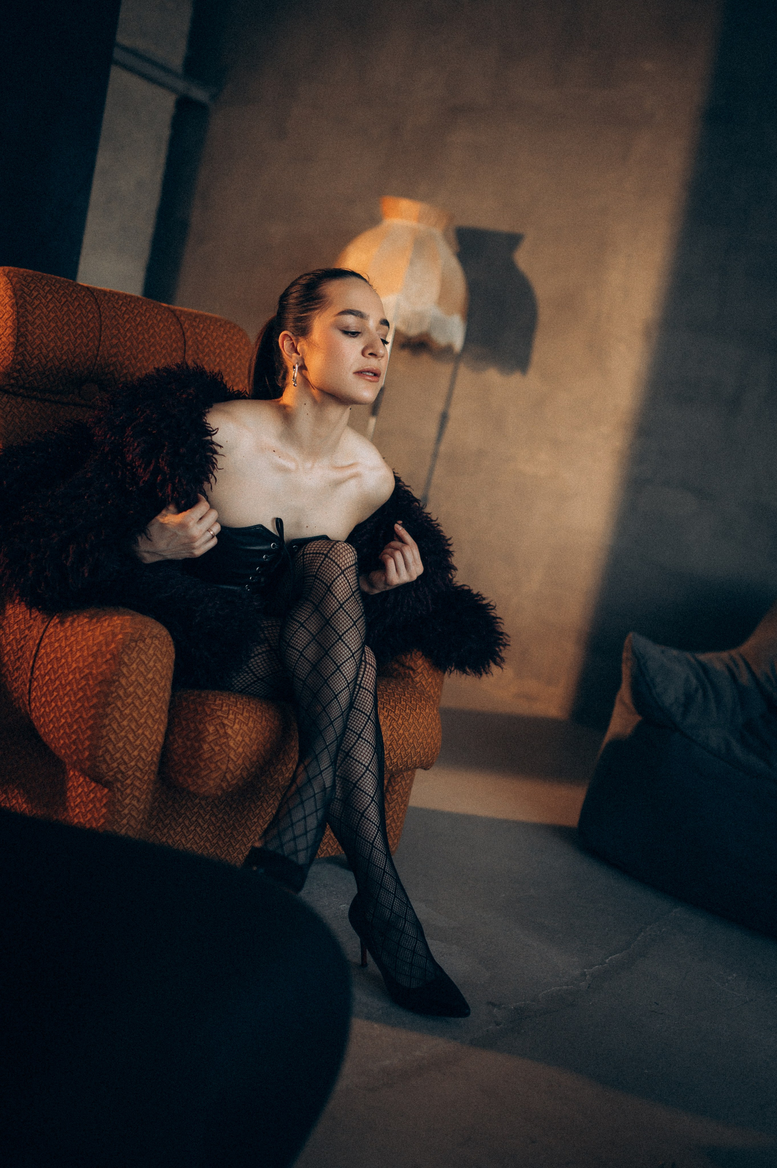 Дерзкая фотосессия в студии. Фотограф Алексин, Тула