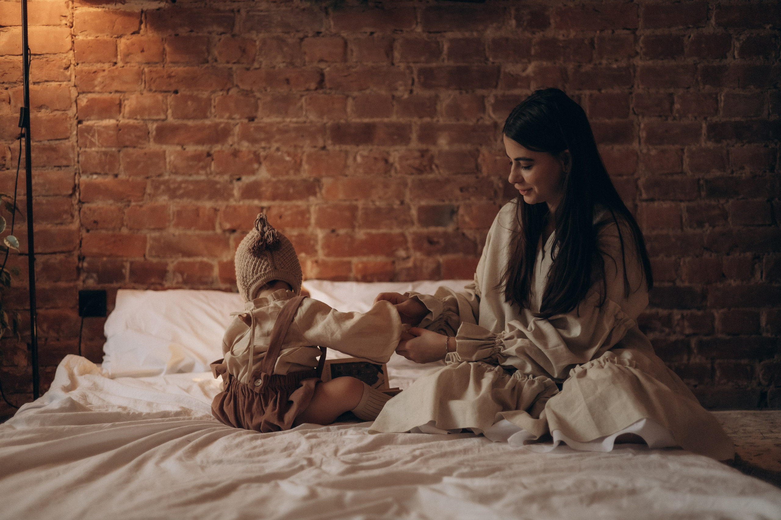 Валя и малышка Ева. Семейный, домашний, ньюборн фотограф Москва Цветкова Елизавета