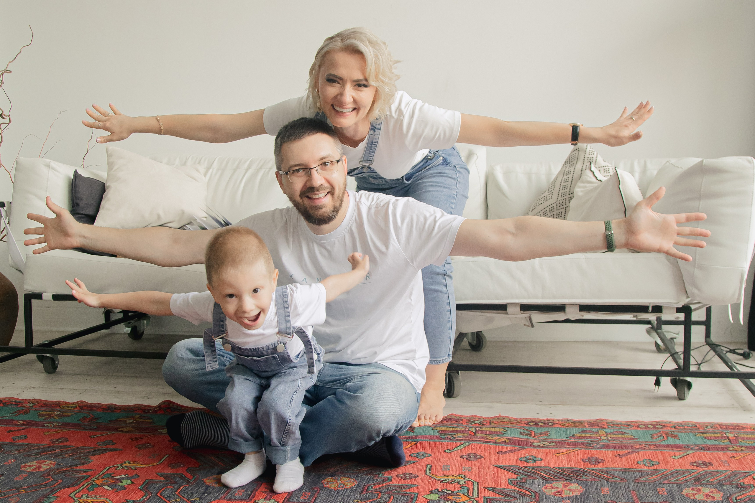 Традиционная съемка семьи Каревых. Фотограф вашей улыбки. Москва