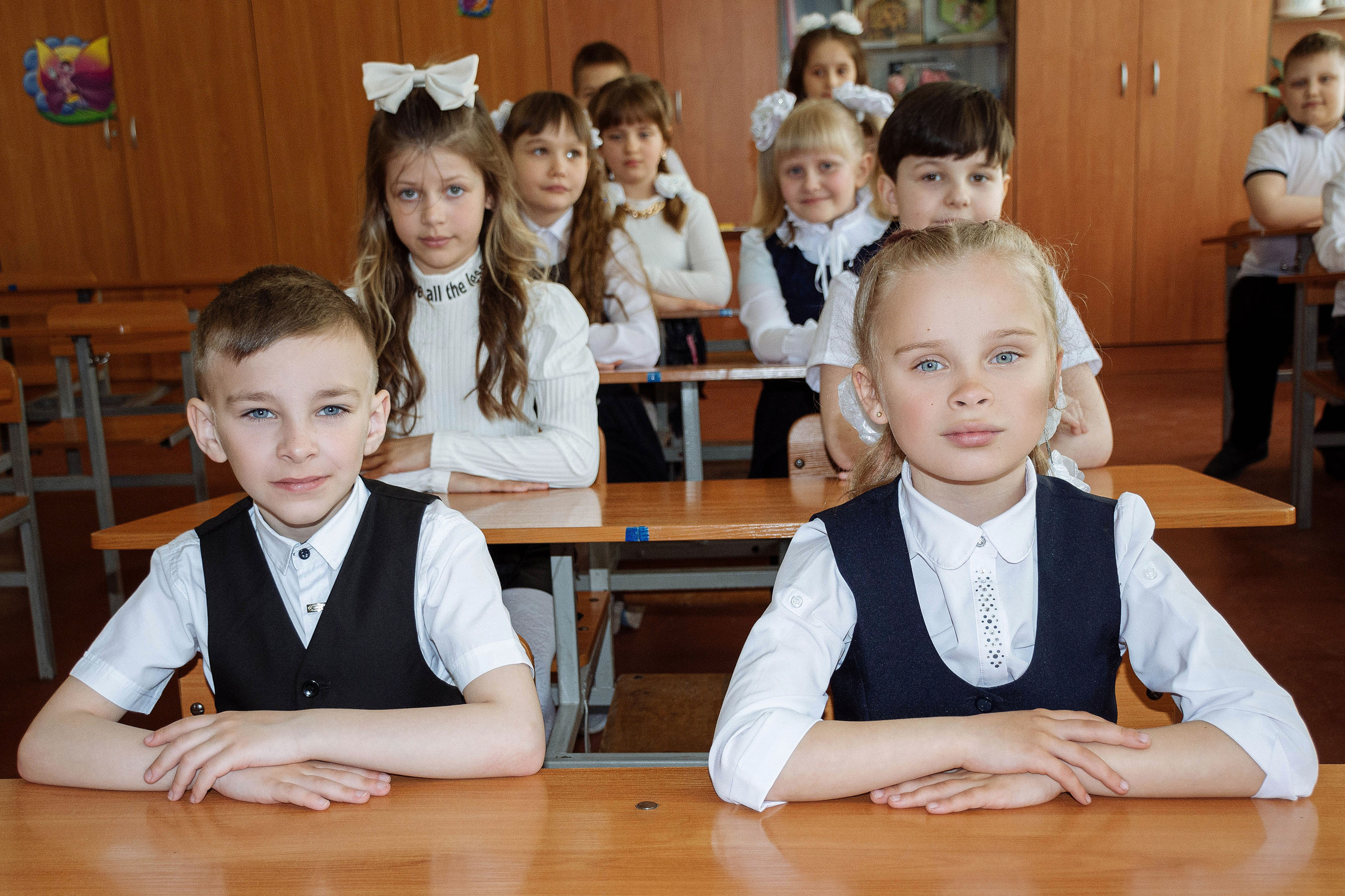 Школа № 41. 1 класс. Фотограф Донецк. Горловка. ДНР. Севастополь