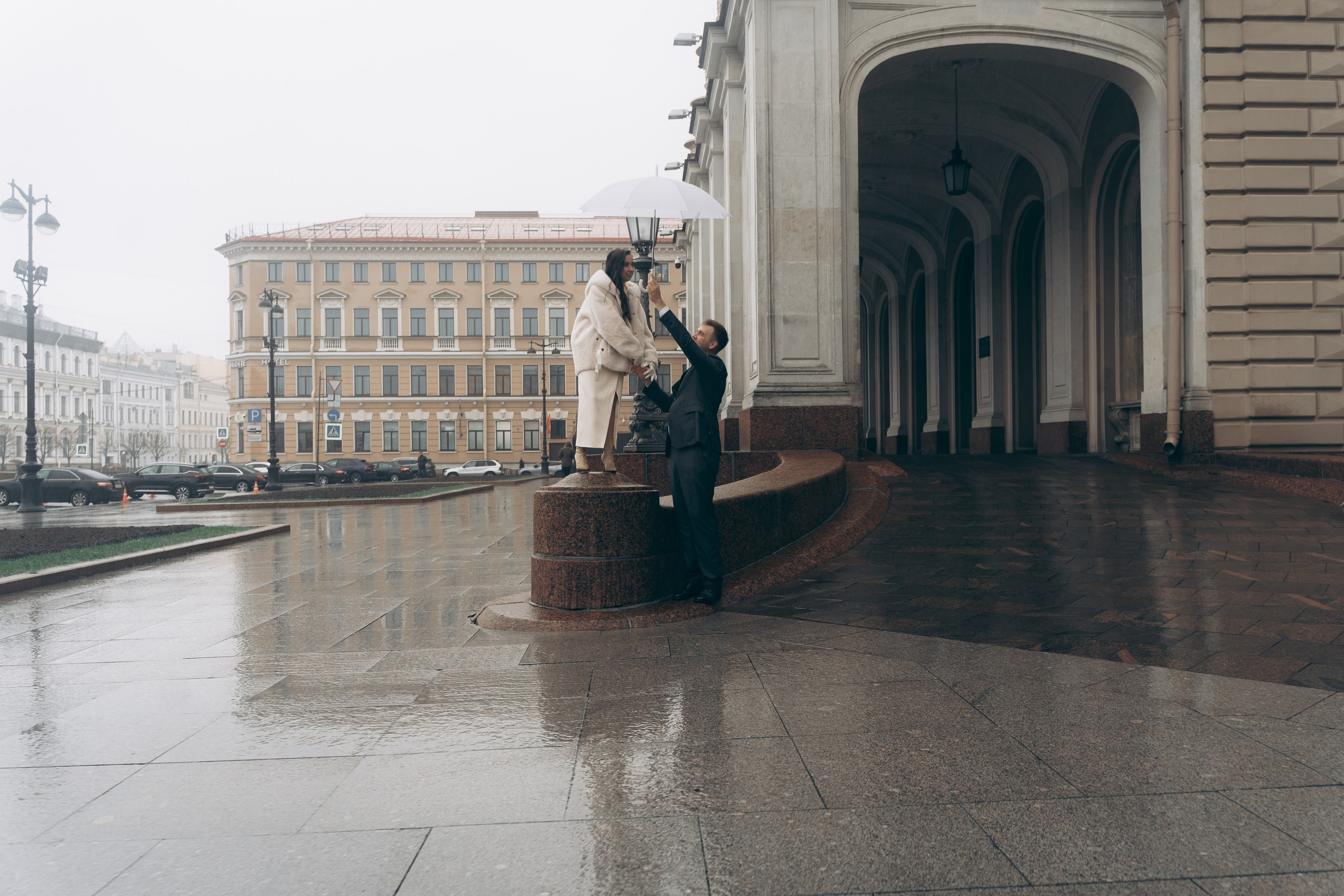 Кирилл. Вика. Осенний Петербург. Professional photoartist in St. Petersburg (wedding, reportage, portrait, model book, love story) Alexander Shvedov