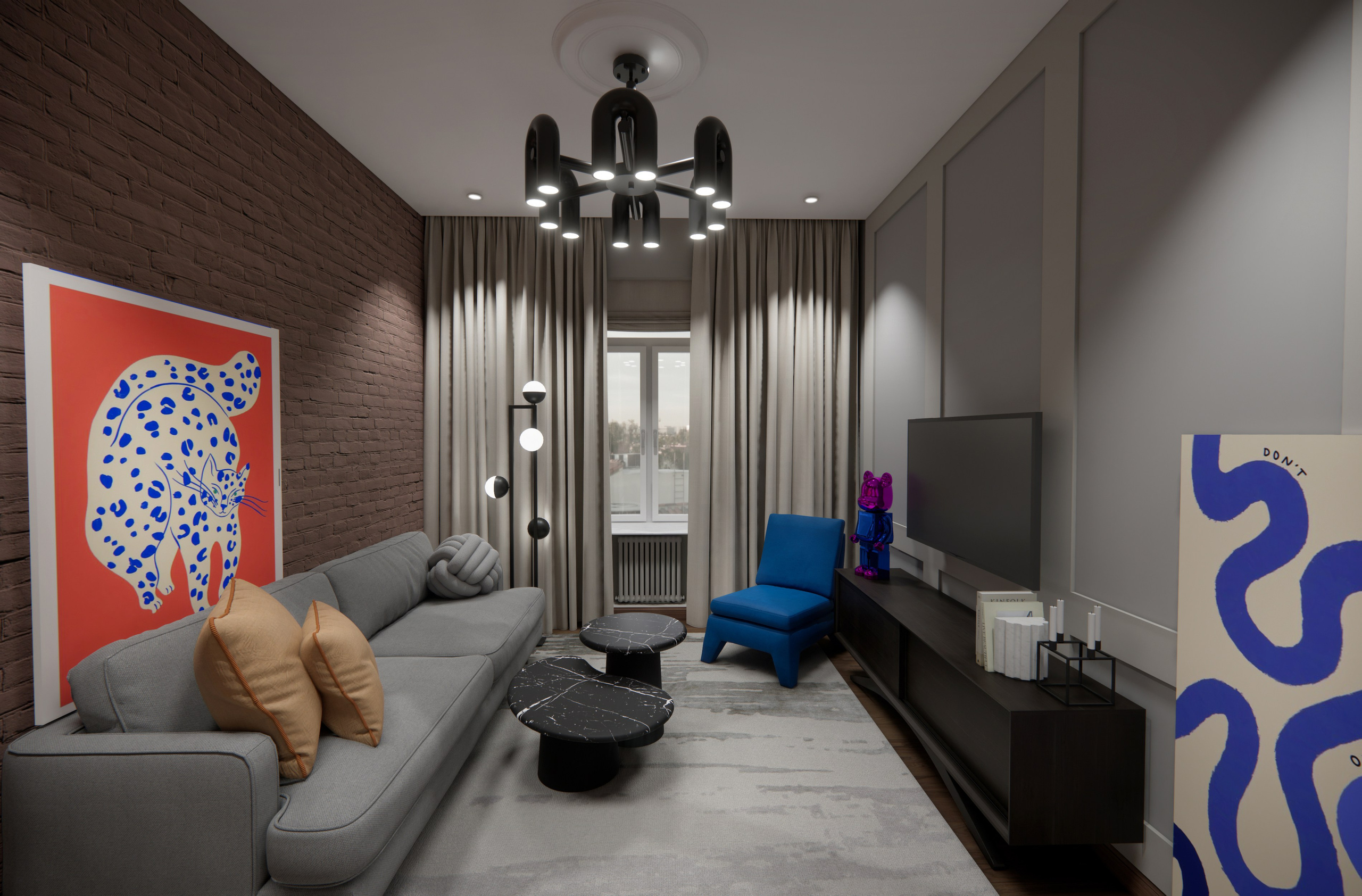 Квартира М. Дизайн интерьеров Краснодар