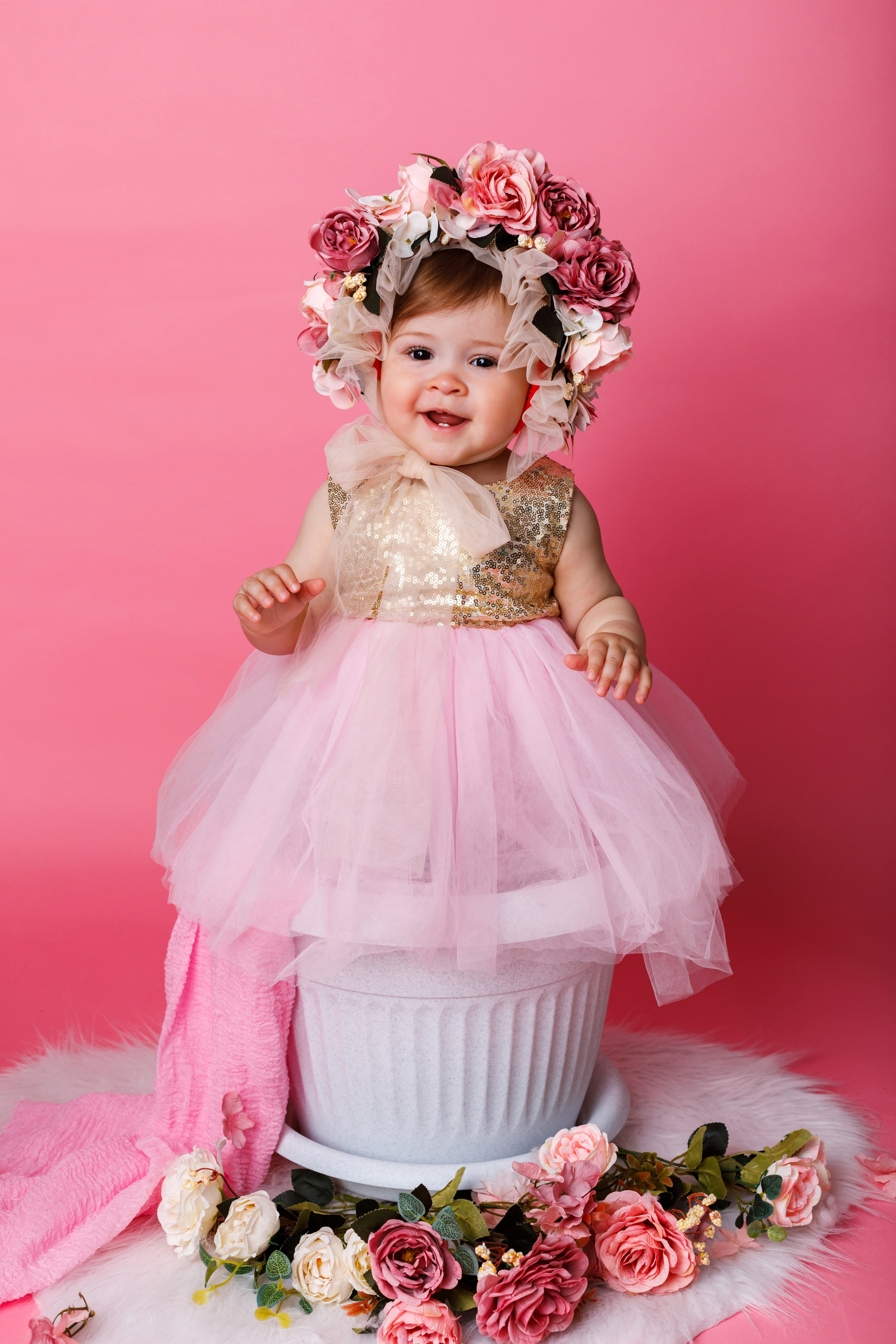 1 год София. Семейный и детский фотограф, в Анапе Алфимова Елена.Новорожденных