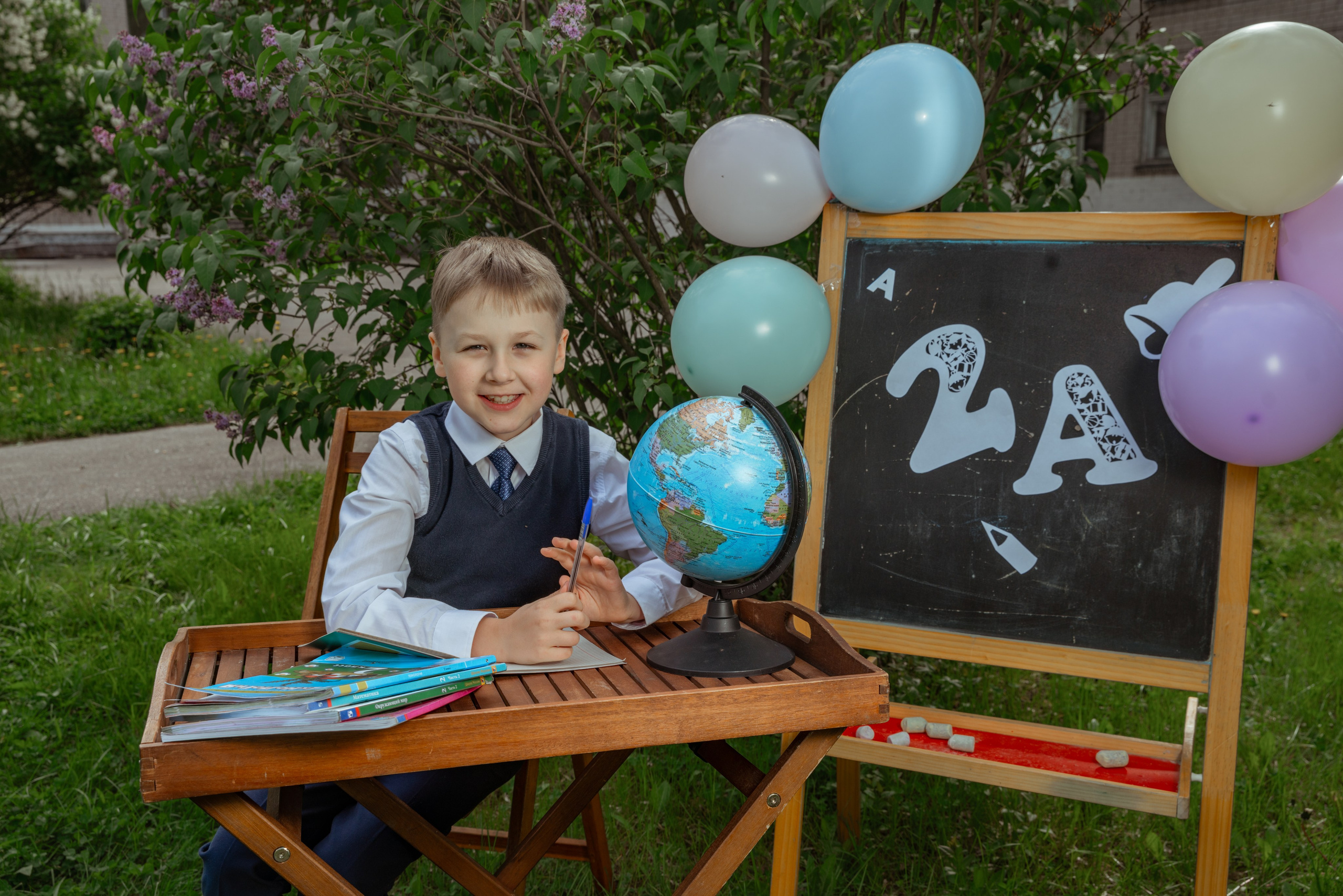 Школьная фотозона. Семейный и детский фотограф в Нижнем Новгороде