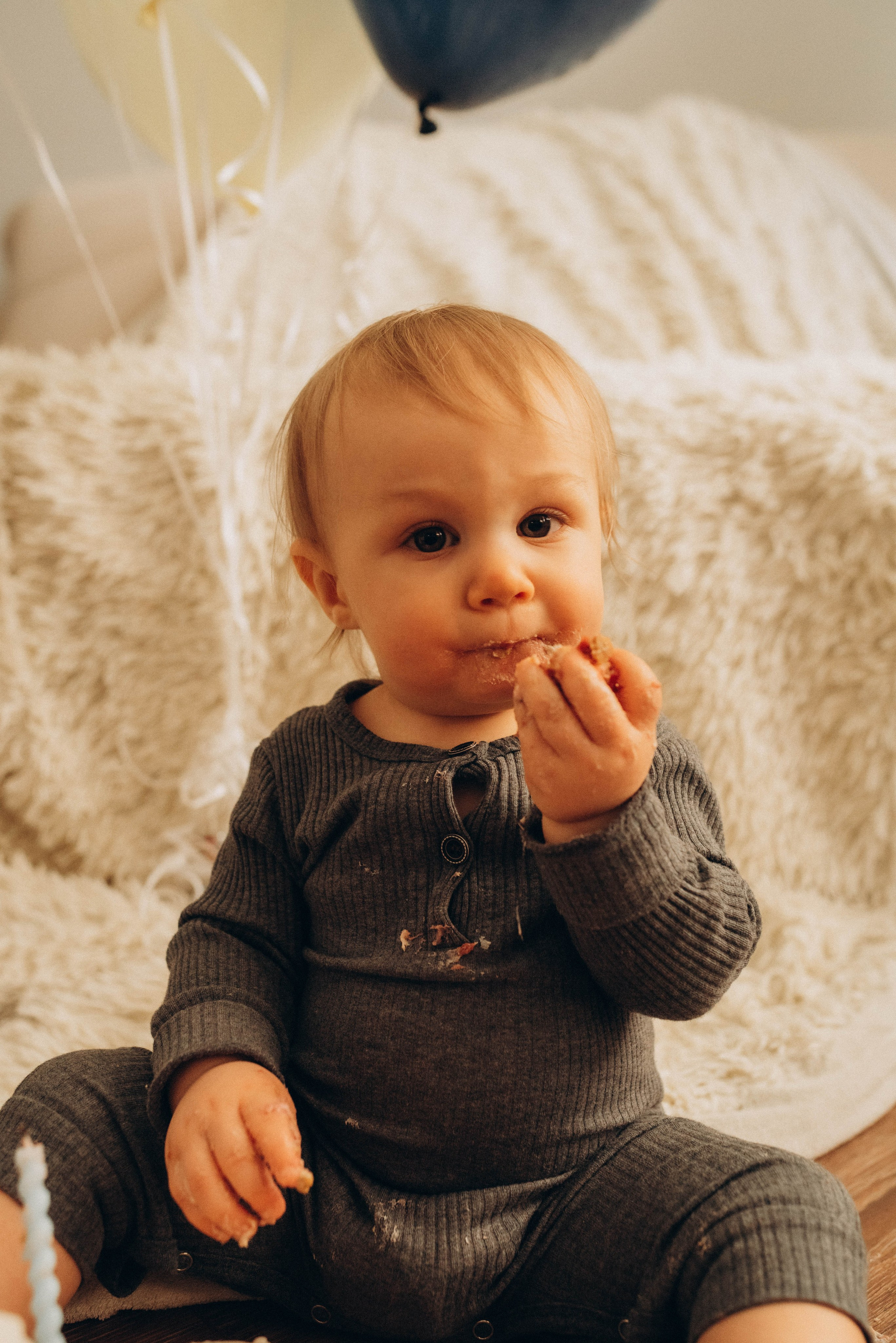 Домашняя фотосессия ко дню рождения малыша. Семейный фотограф в Железнодорожном Масаева Елена