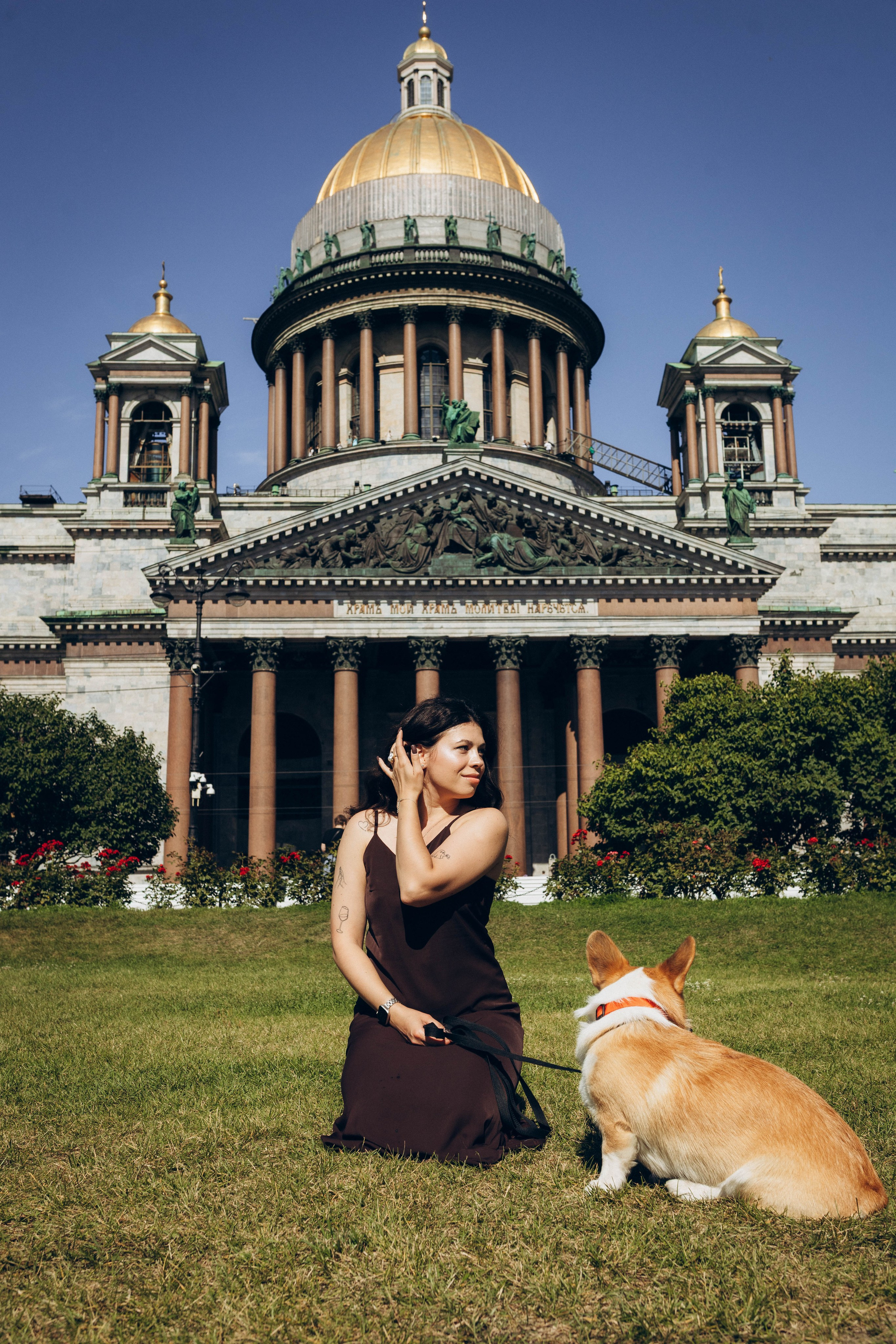 Фотосессия с собакой. Фотограф в Санкт-Петербурге Полина