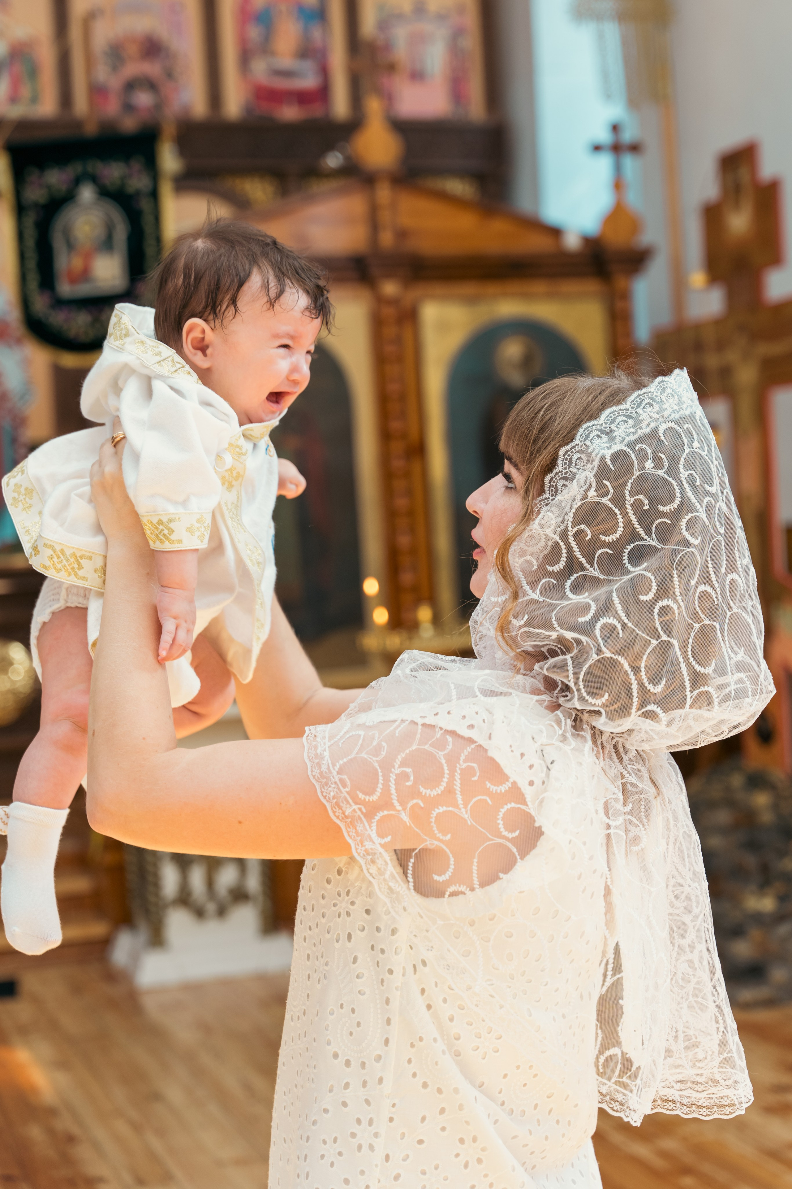 Крещение малыша Владимира: начало духовного пути. Фотограф |Ленинск, Волжский, Волгоград| Наталья Савилова