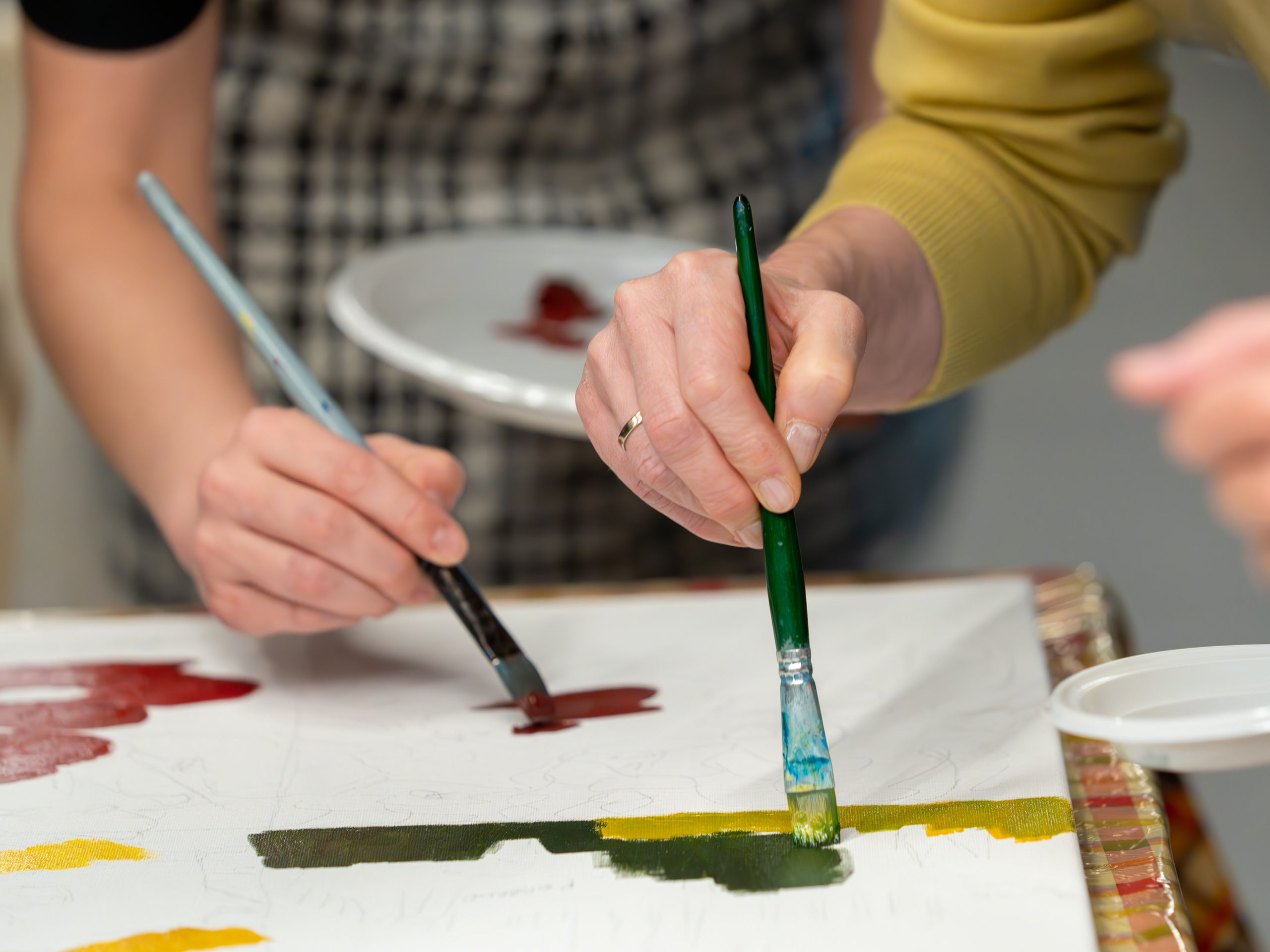 MICE мероприятие — мастер класс по акварели. Репортажный фотограф в Красной Поляне и Сочи Павлюченко Екатерина