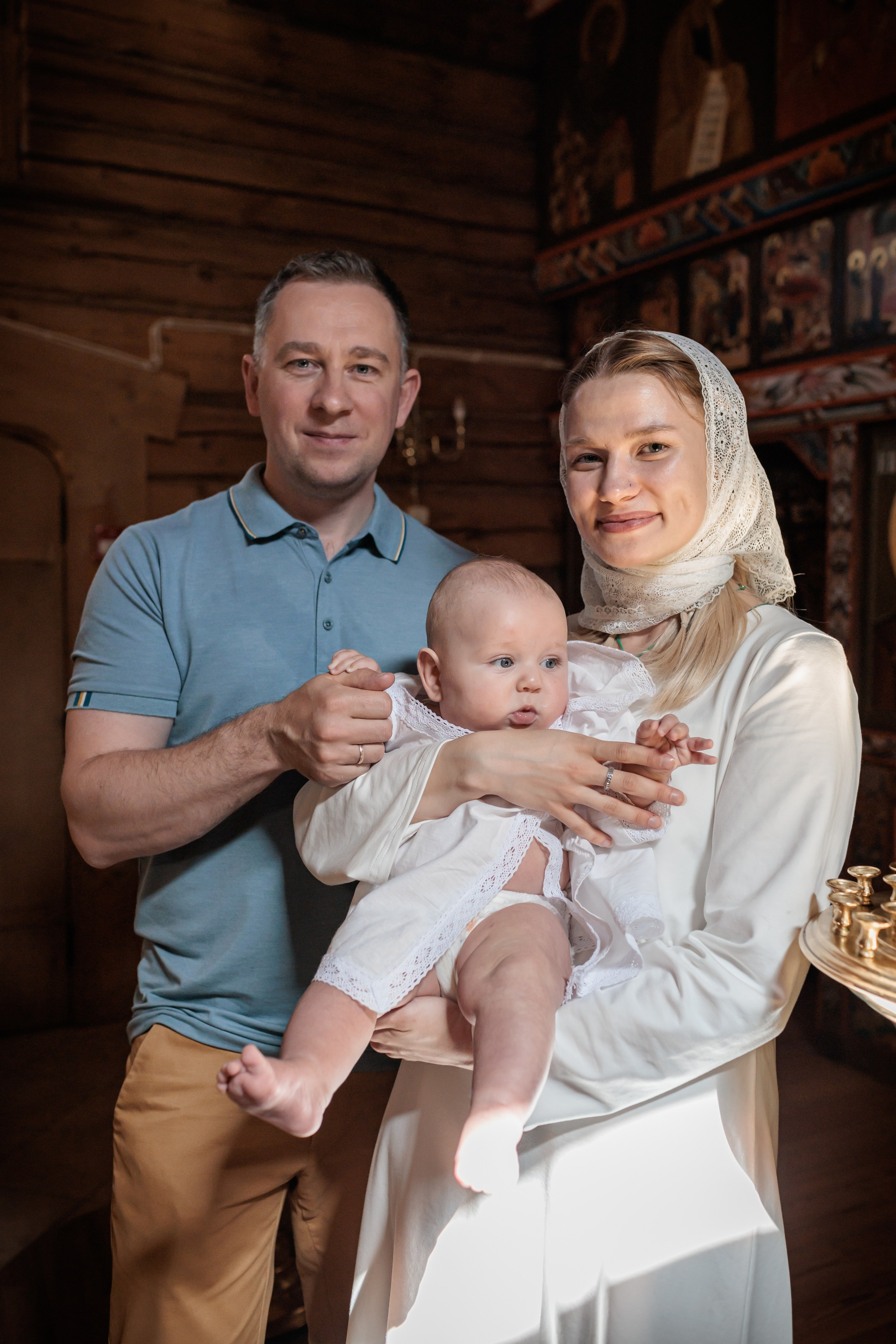 Крещение в Храме Успения Пресвятой Богородицы в Косино. Профессиональный фотограф в Москве и Мо Мария Шантарёва