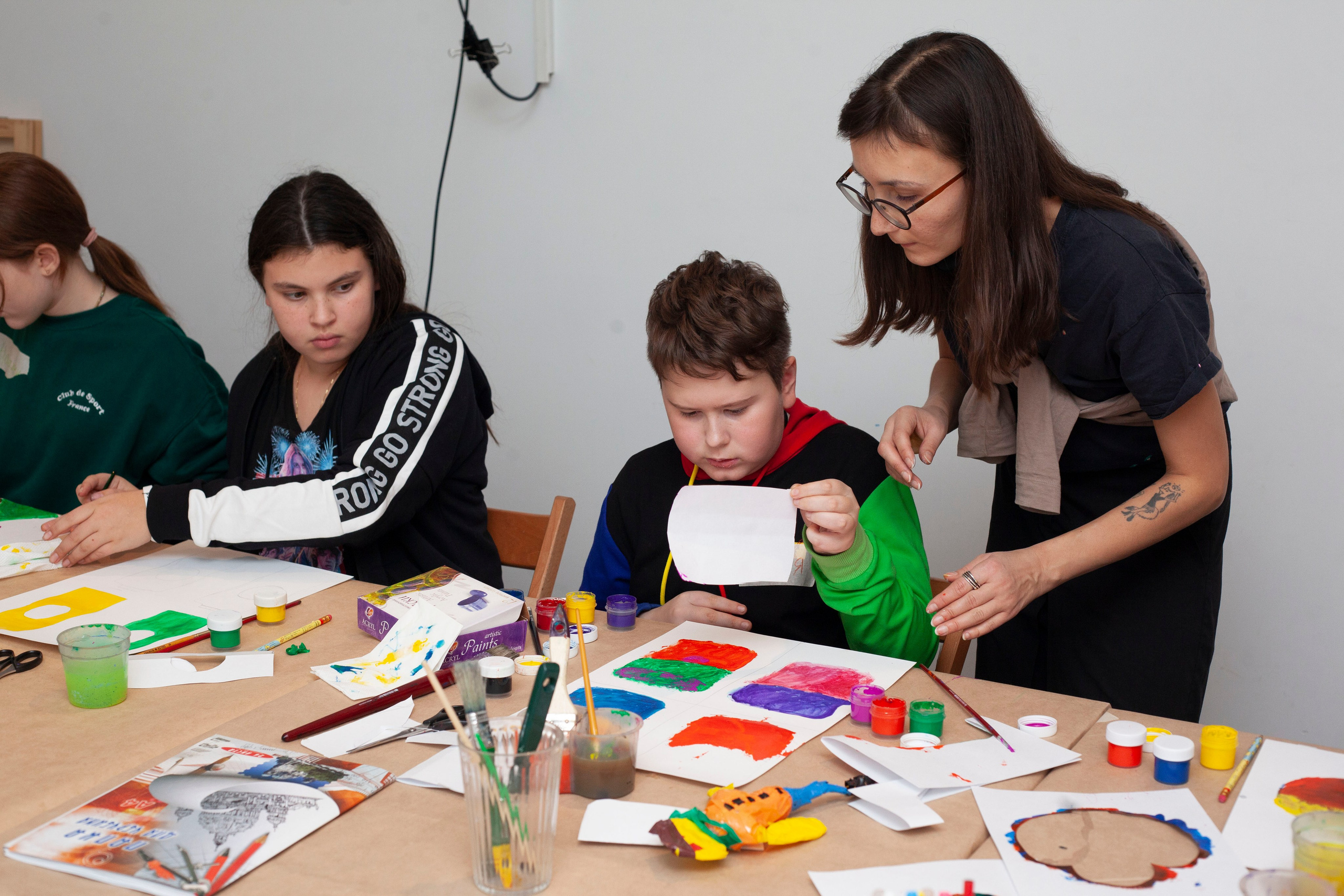 Детский мастер-класс в ММОМА. Stanislav Baryshev — People. Emotions. Atmosphere