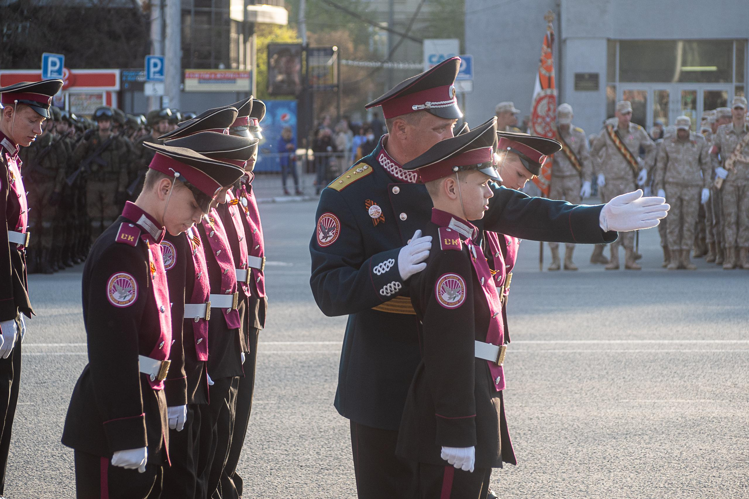 Репетиция парада. Фотограф Алексей Школдин. Новосибирск