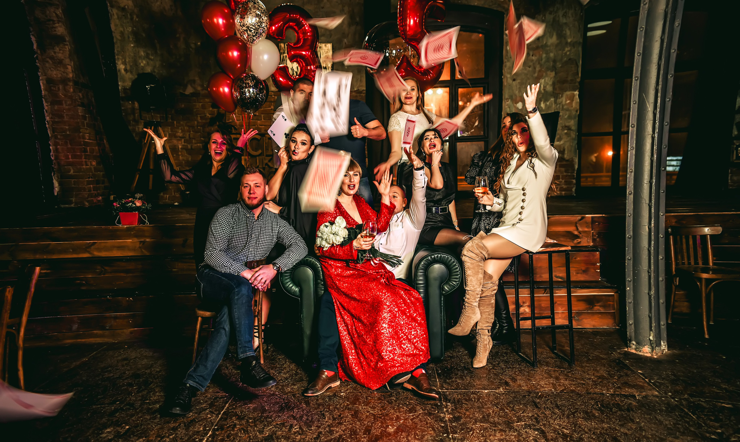 Тематическая вечеринка на юбилей 35 лет. Свадебный, семейный, детский, контент фотограф в Омске Максим Ильин