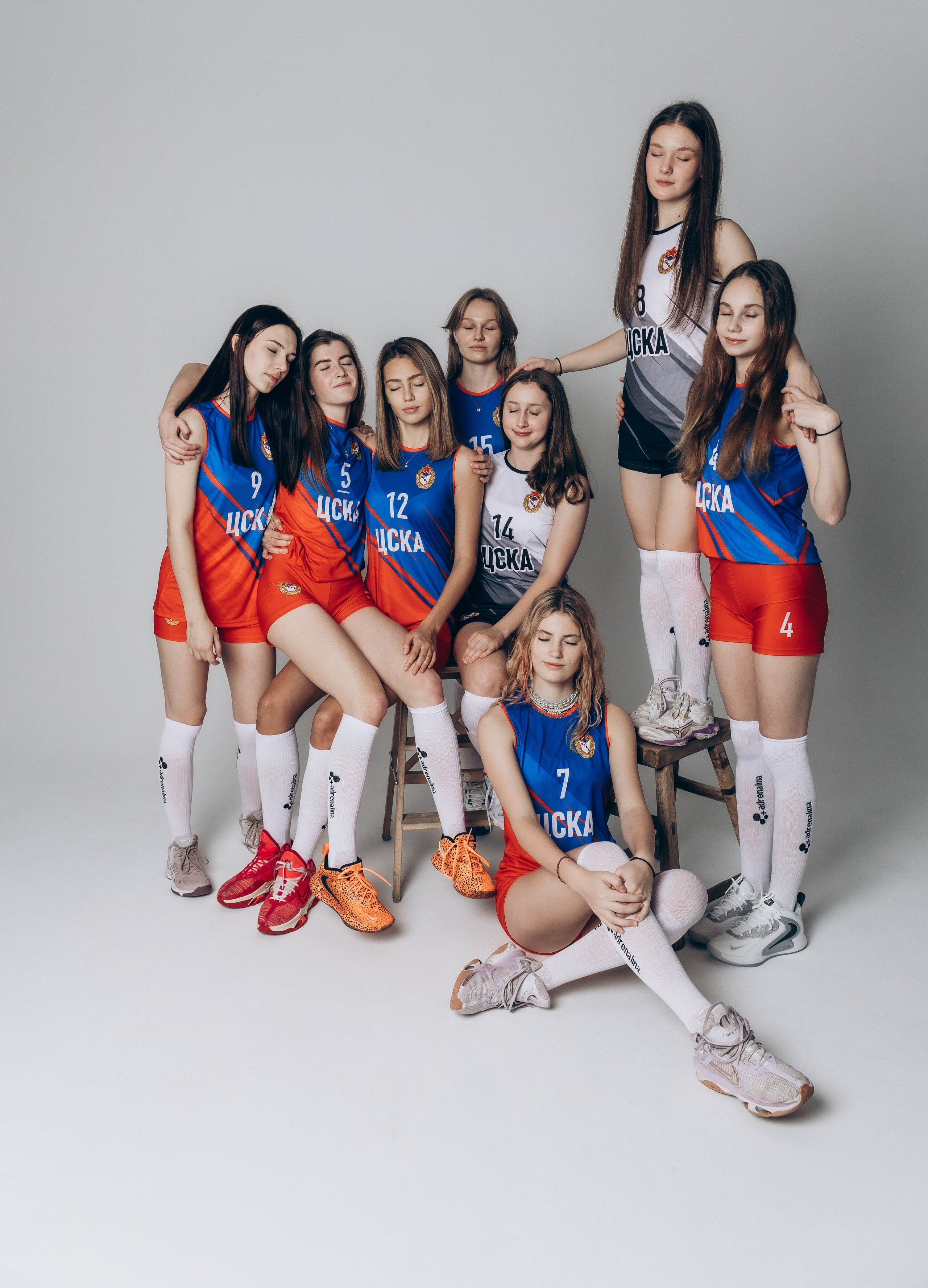 Школьная съёмка, съёмка команды. Фотограф Москва Таша Панина