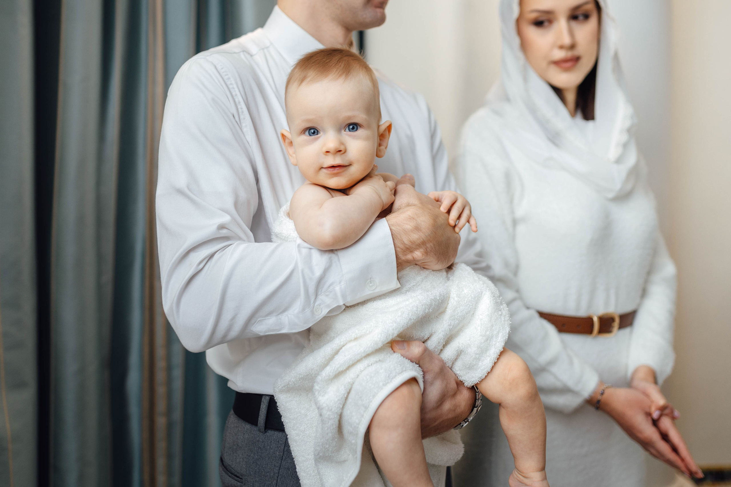 Крещение Демида, храм Святой Троицы, декабрь 2025