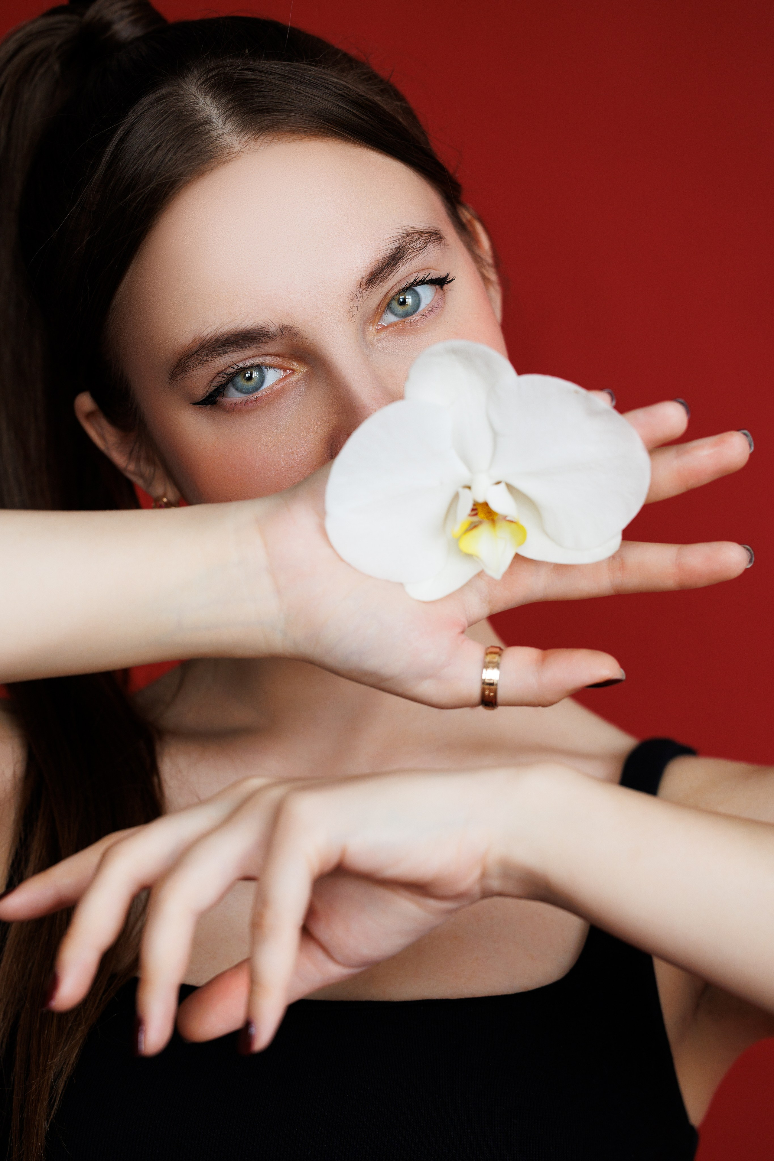 Женский портрет в студии. Фотограф Минск