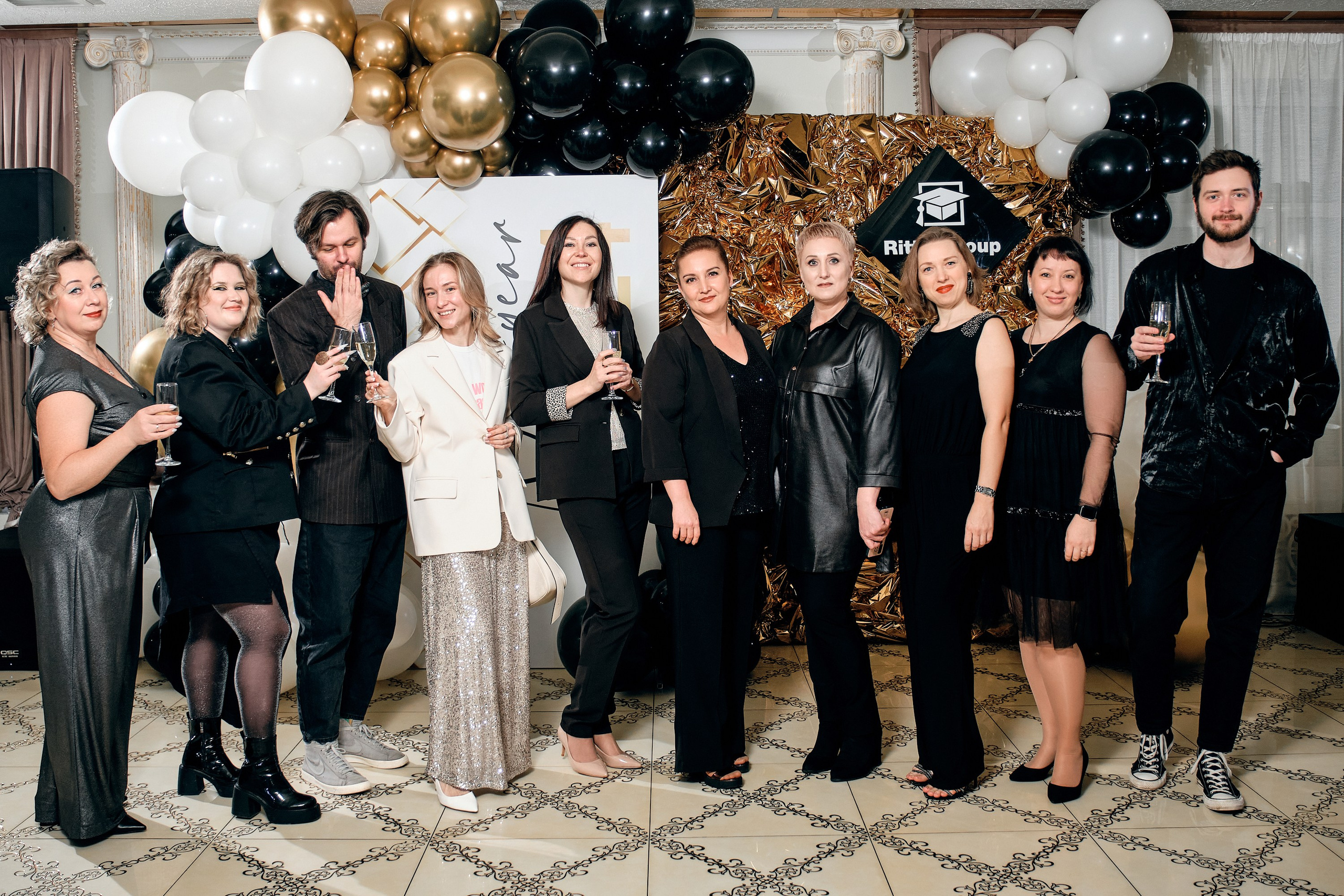 NEW YEAR PARTY для группы компаний RittelScool. Event агентство PAPRIKA в Екатеринбурге