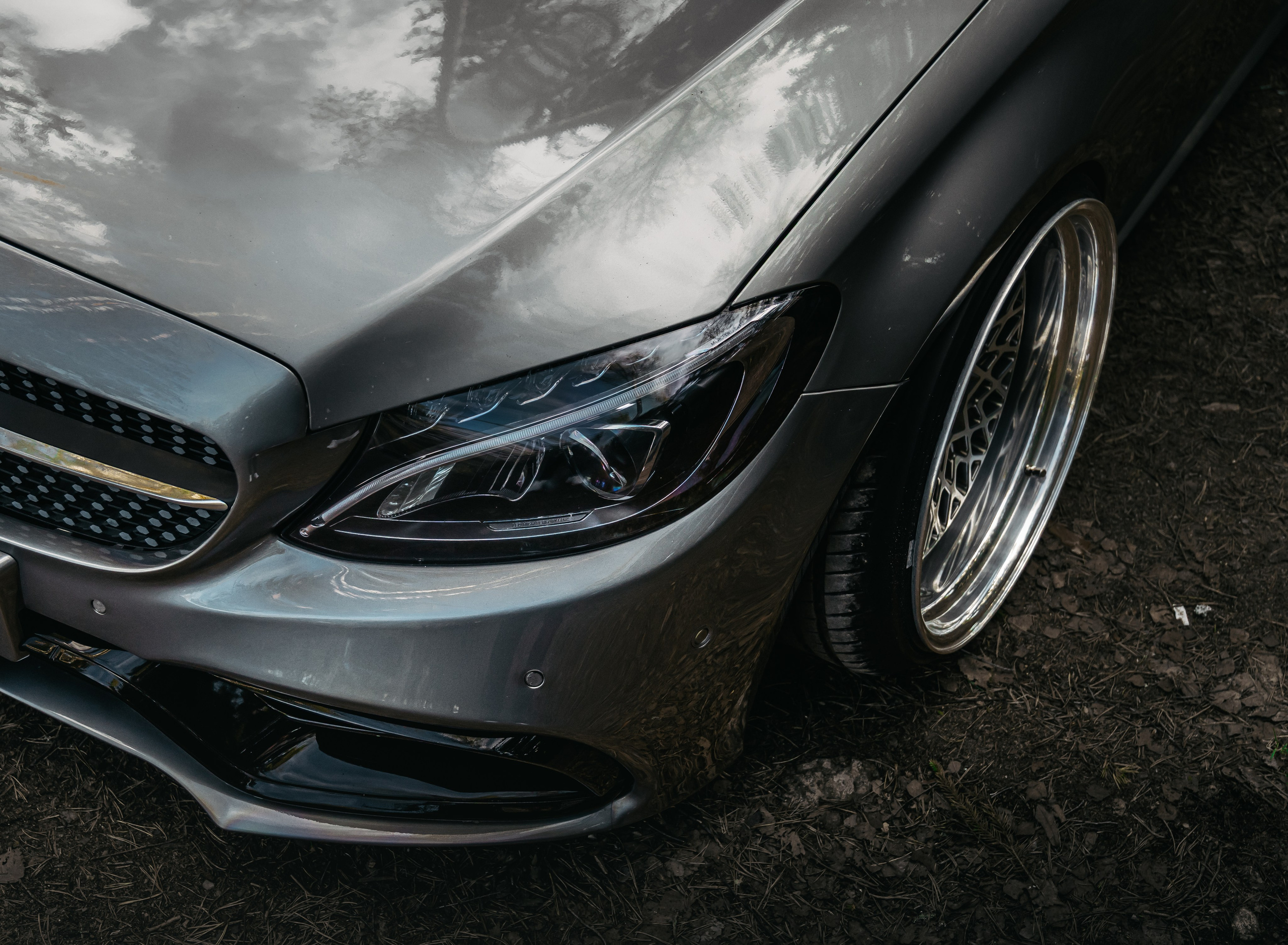 Mercedes benz stance. Opasnophoto
