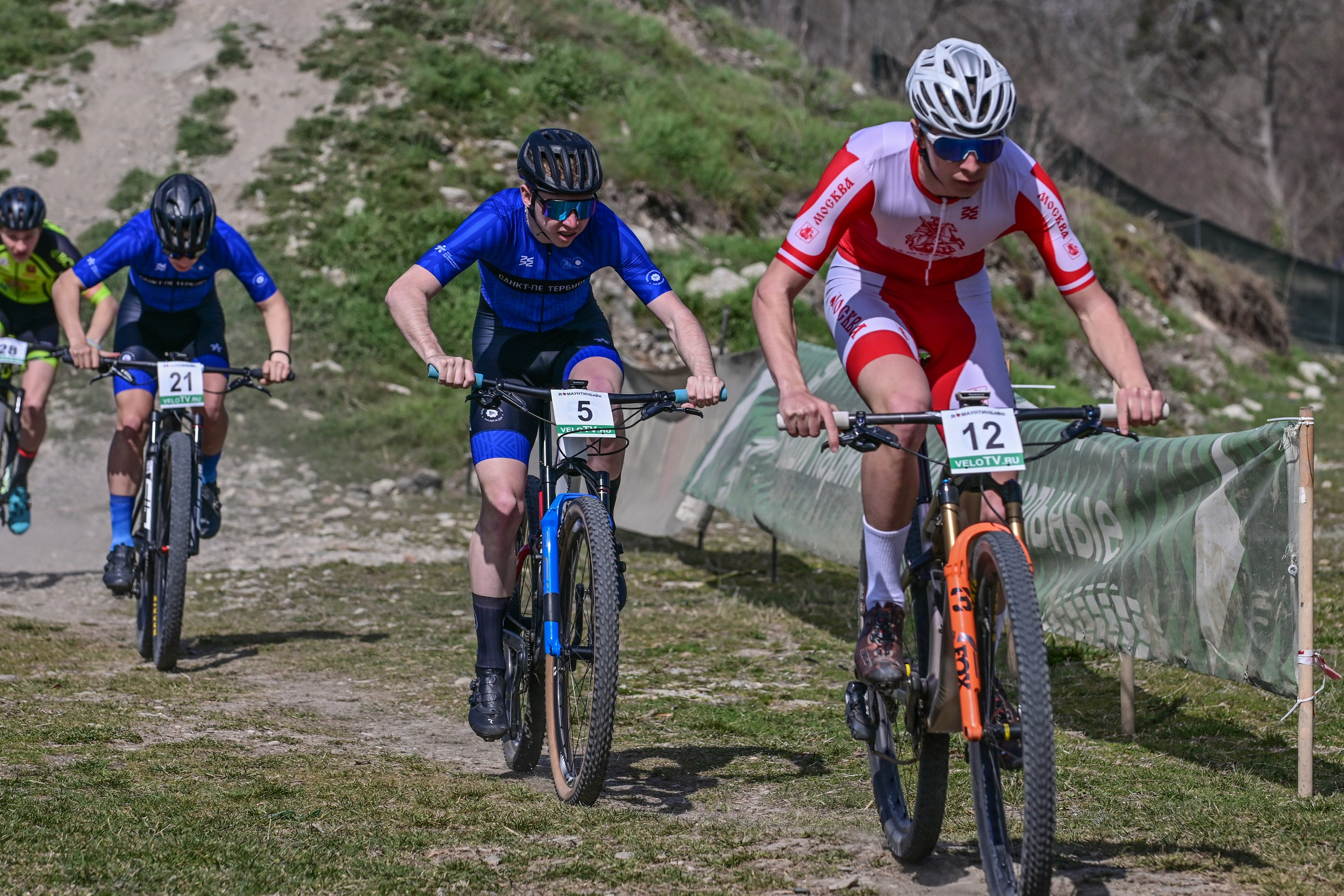 Маунтинбайк, кросс-кантри в Архипо-Осиповке 16 марта 2025. Спортивный фотограф, фотожурналист Павел Ларькин