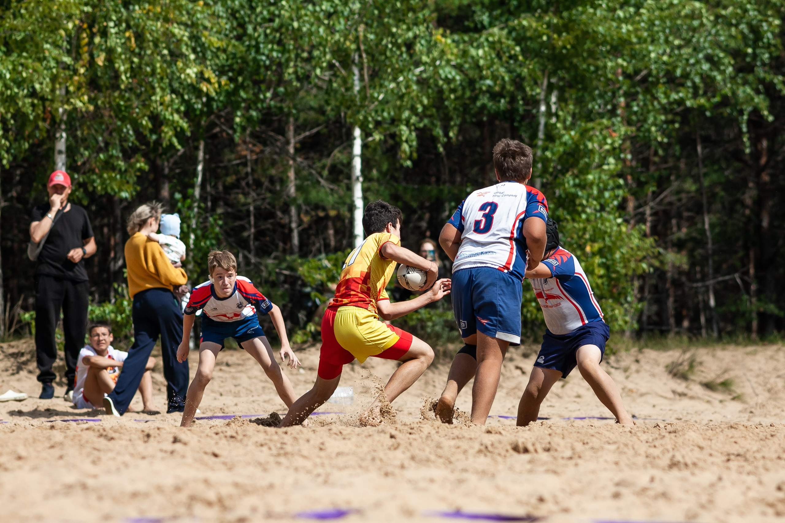 «Кубок «Молота» по пляжному Регби. Фотография