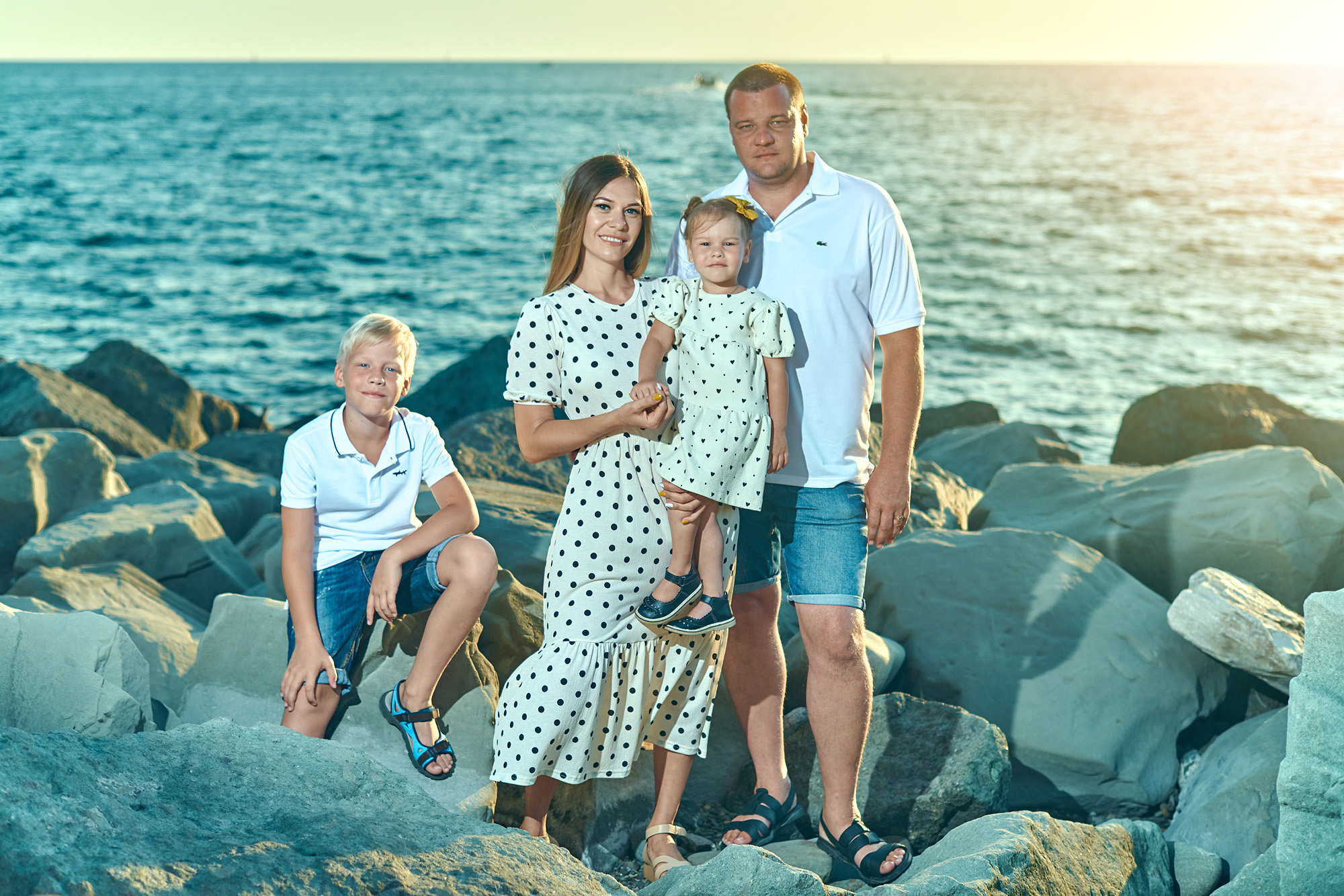 Александр, Ольга, Матвей и Кира. Фотограф в Сочи Дмитрий Полянский
