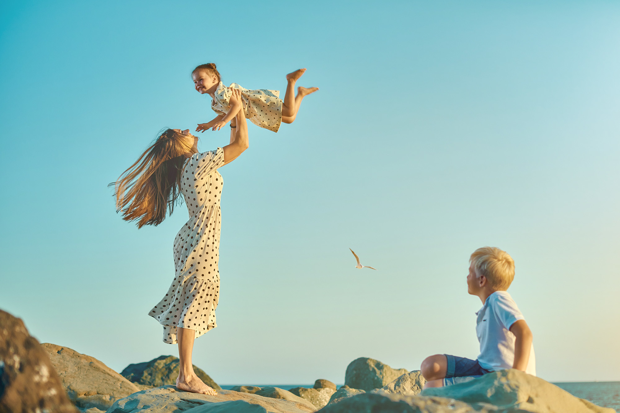Александр, Ольга, Матвей и Кира. Фотограф в Сочи Дмитрий Полянский