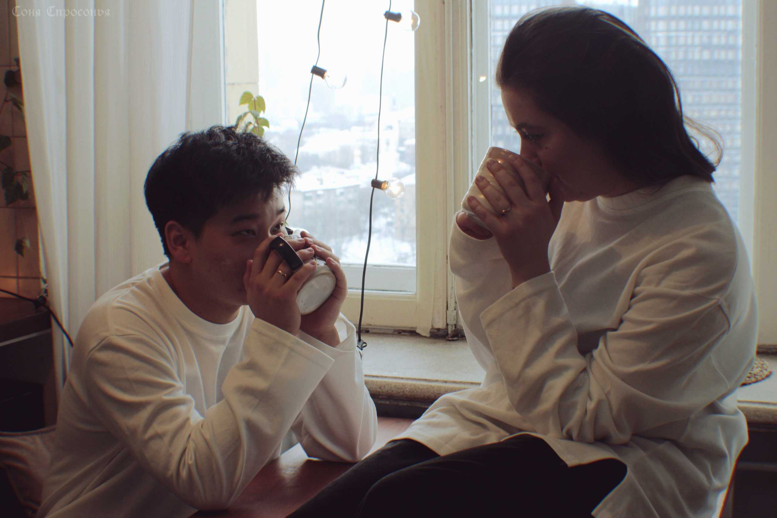 Лавстори Полина и Жора. Концертный и портретный фотограф в Москве Соня Спросонья