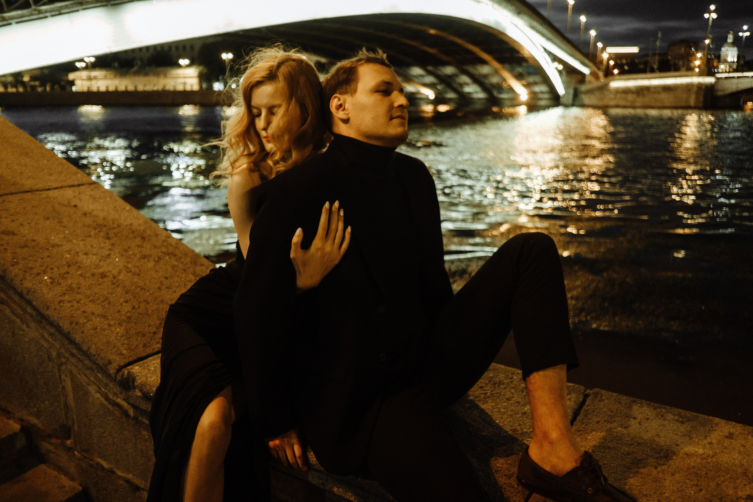 По ночному городу. Свадебный фотограф Александра Тюлякова