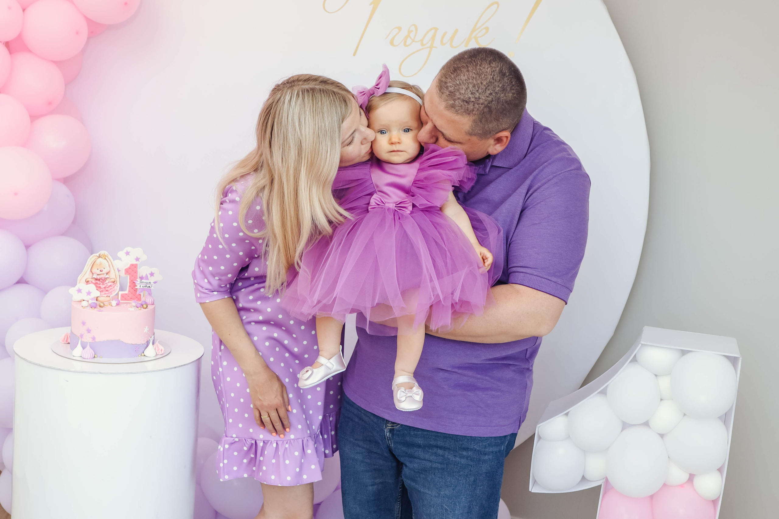 Даша 1 год. Семейный, детский, свадебный фотограф в Москве, Люберцах